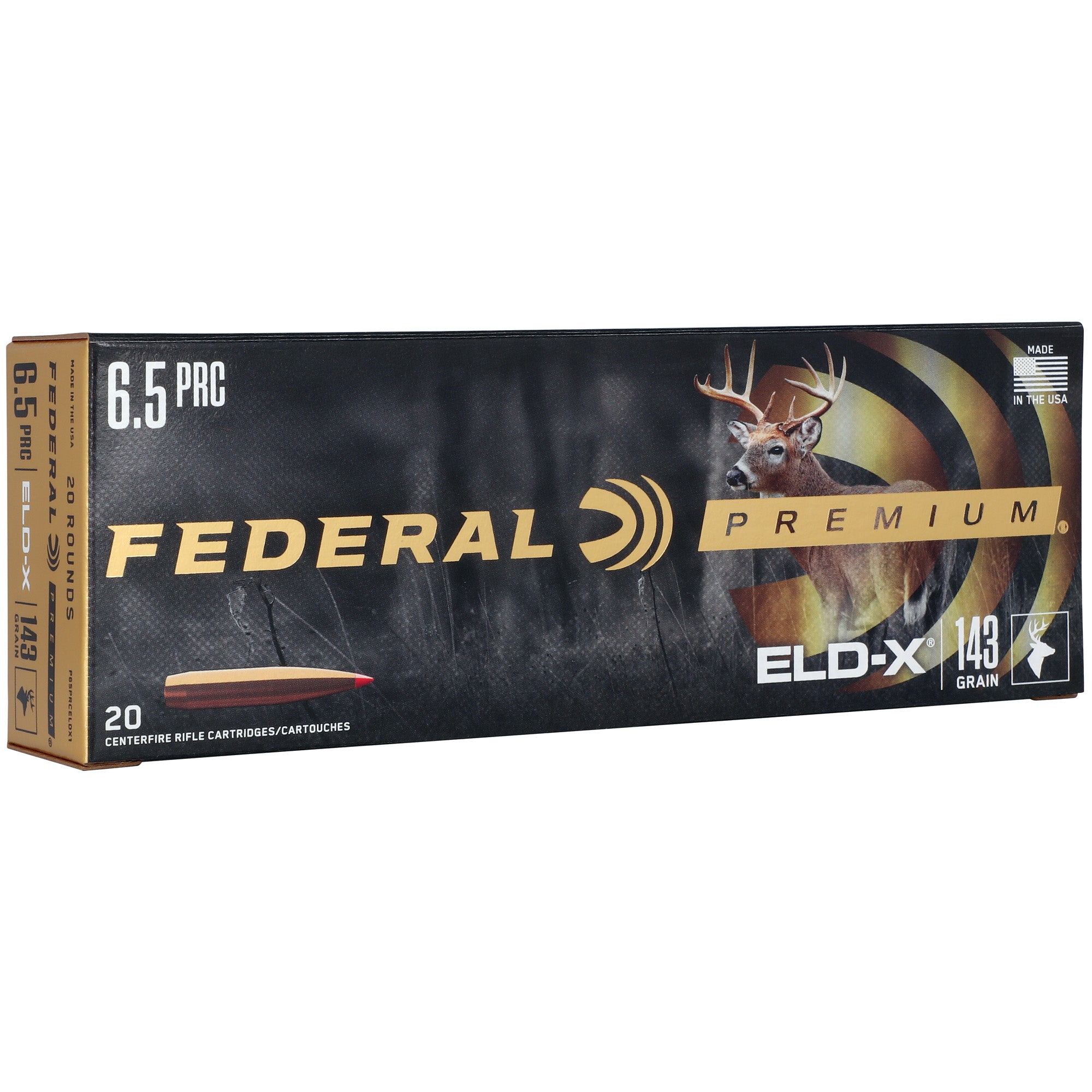 FED PREM 6.5PRC 143GR ELD-X 20/200