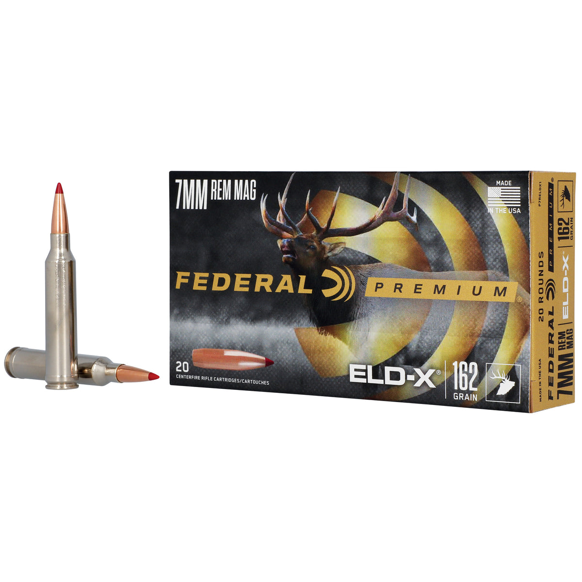 FED PREM 7MM MAG 162GR ELDX 20/200