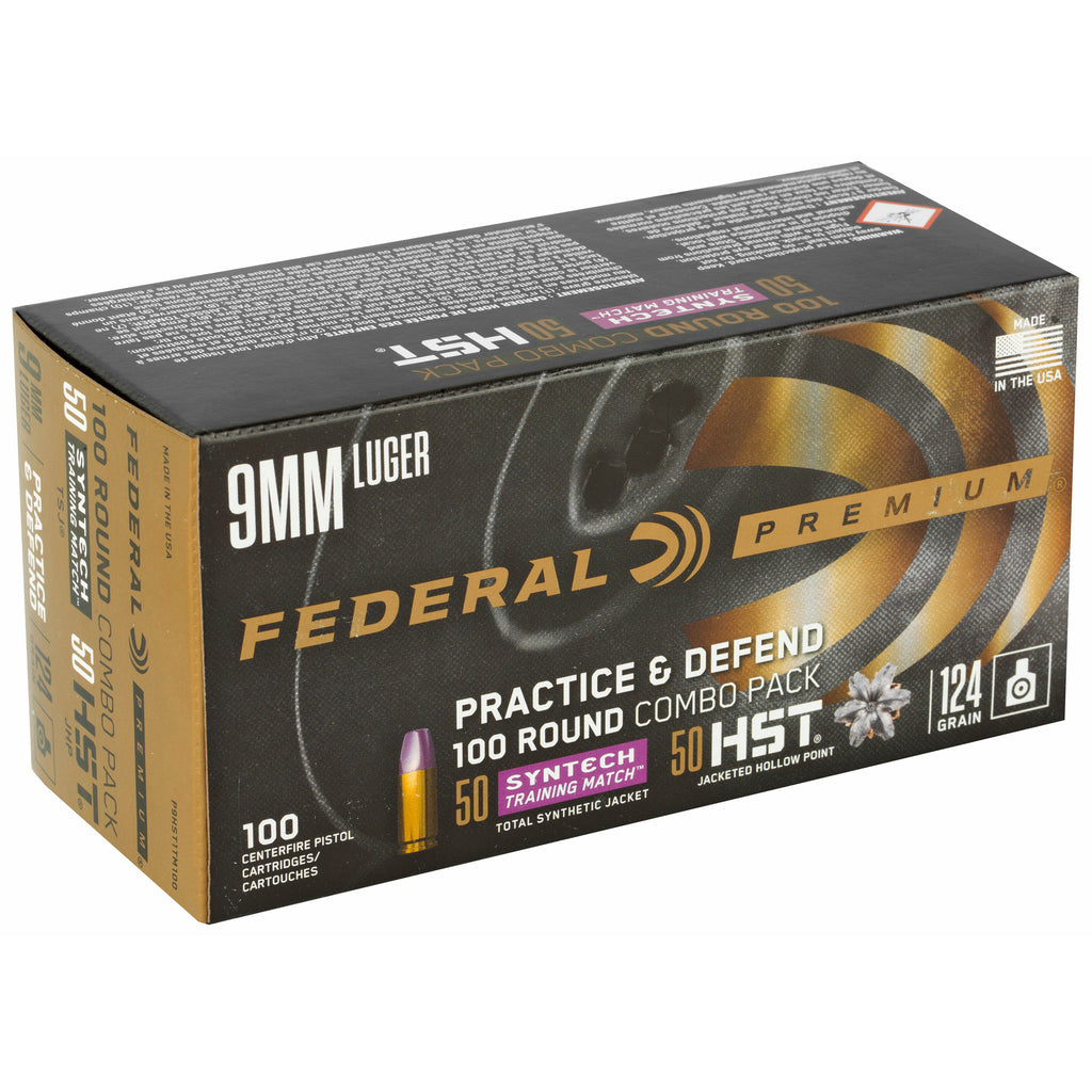 FED PRCTC & DFND 9MM HST/SYN 124GR