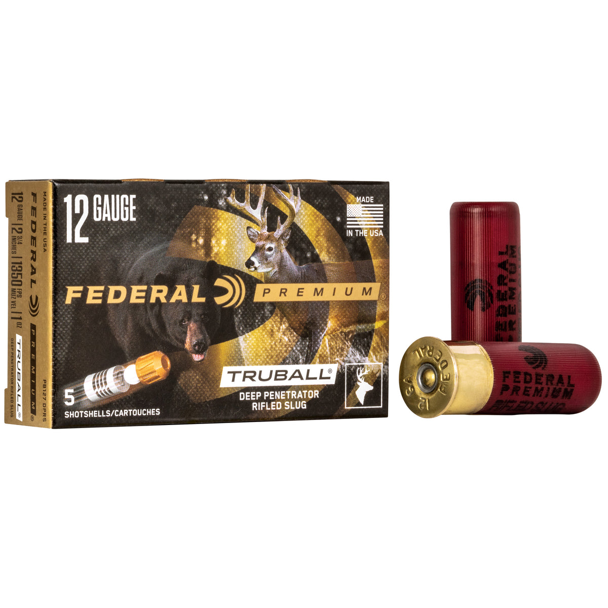FED PRM 12GA 2.75 TRUBALL SLG 5/250