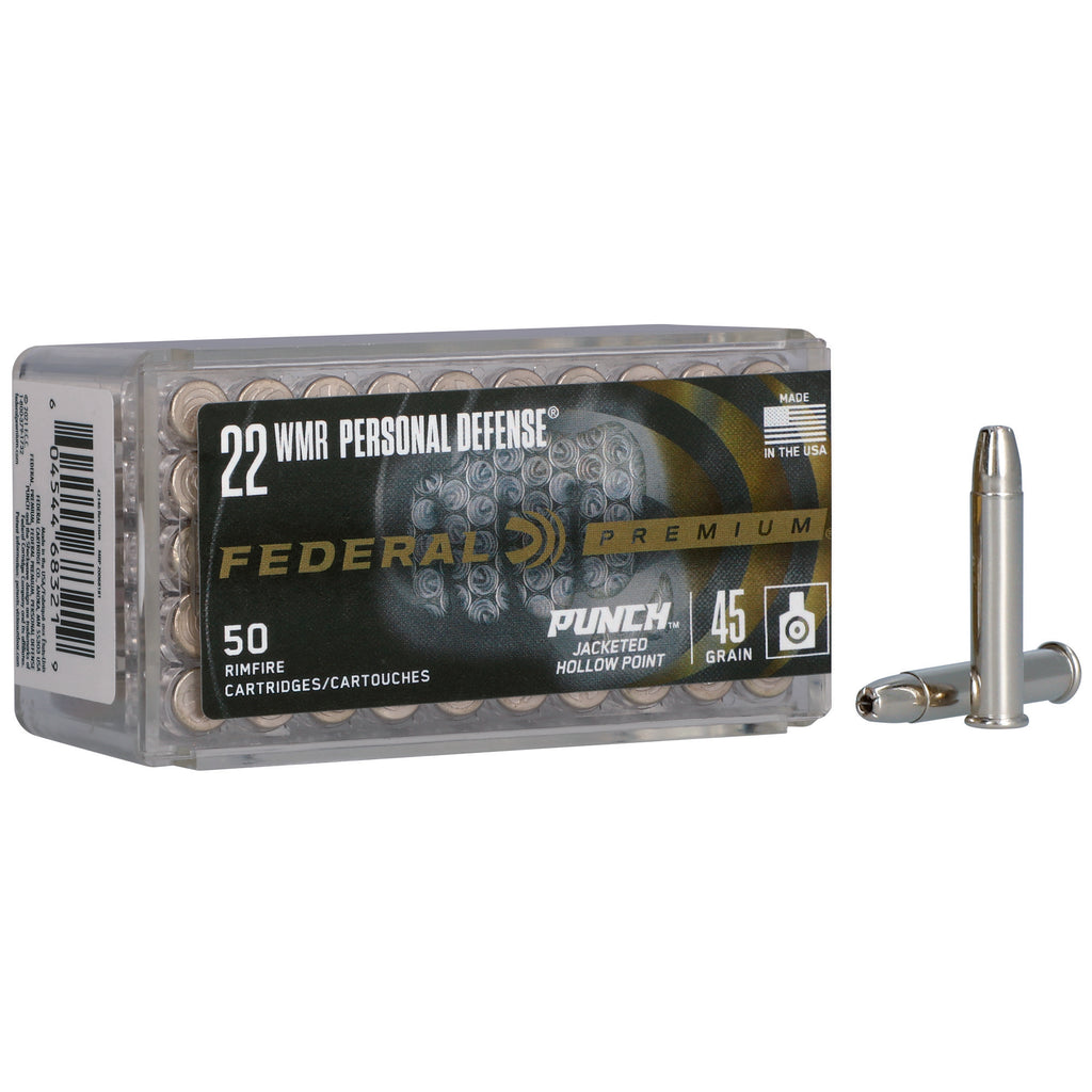 FED PUNCH 22WMR 45GR JHP 50/3000
