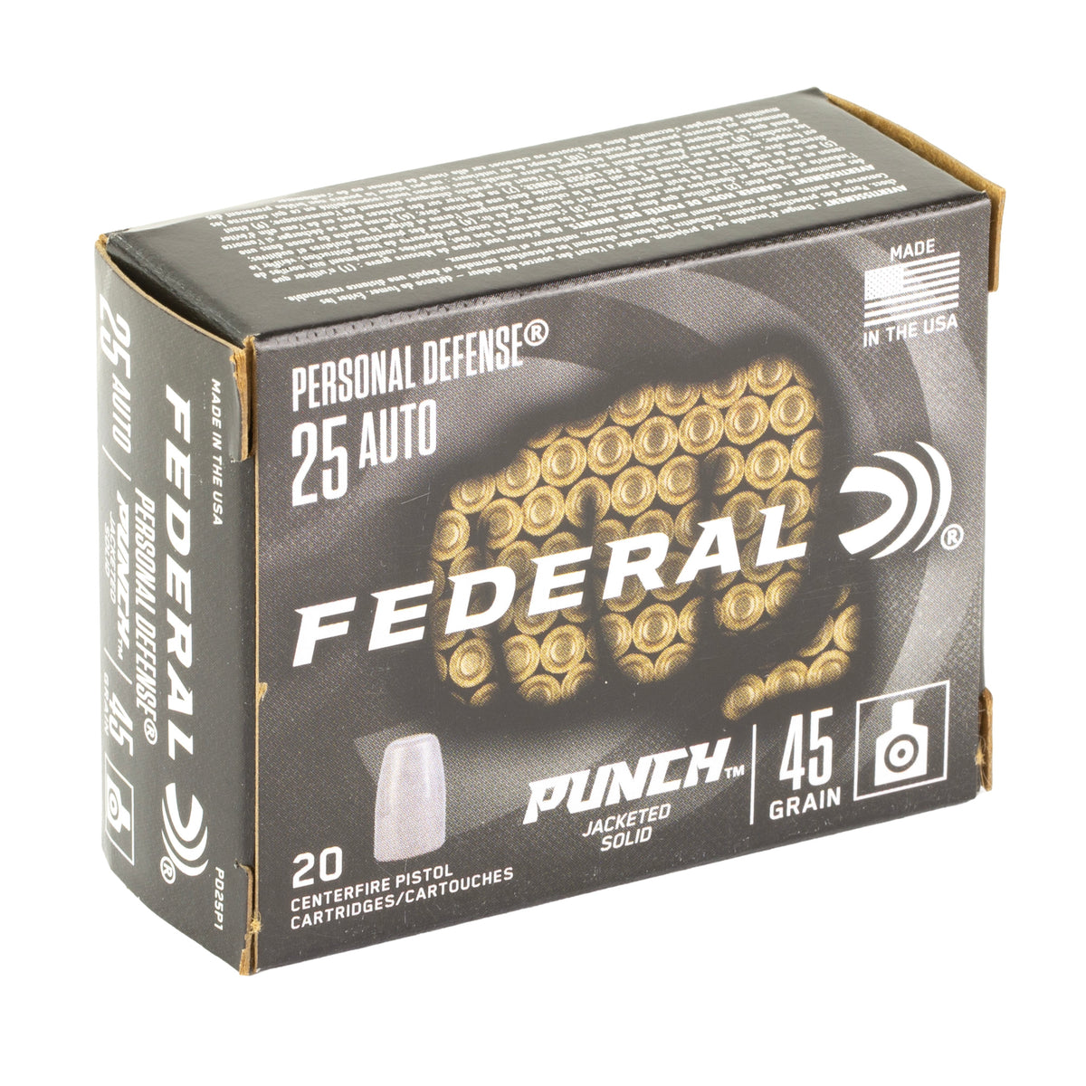 FED PUNCH 25 AUTO 45GR SLD 20/200
