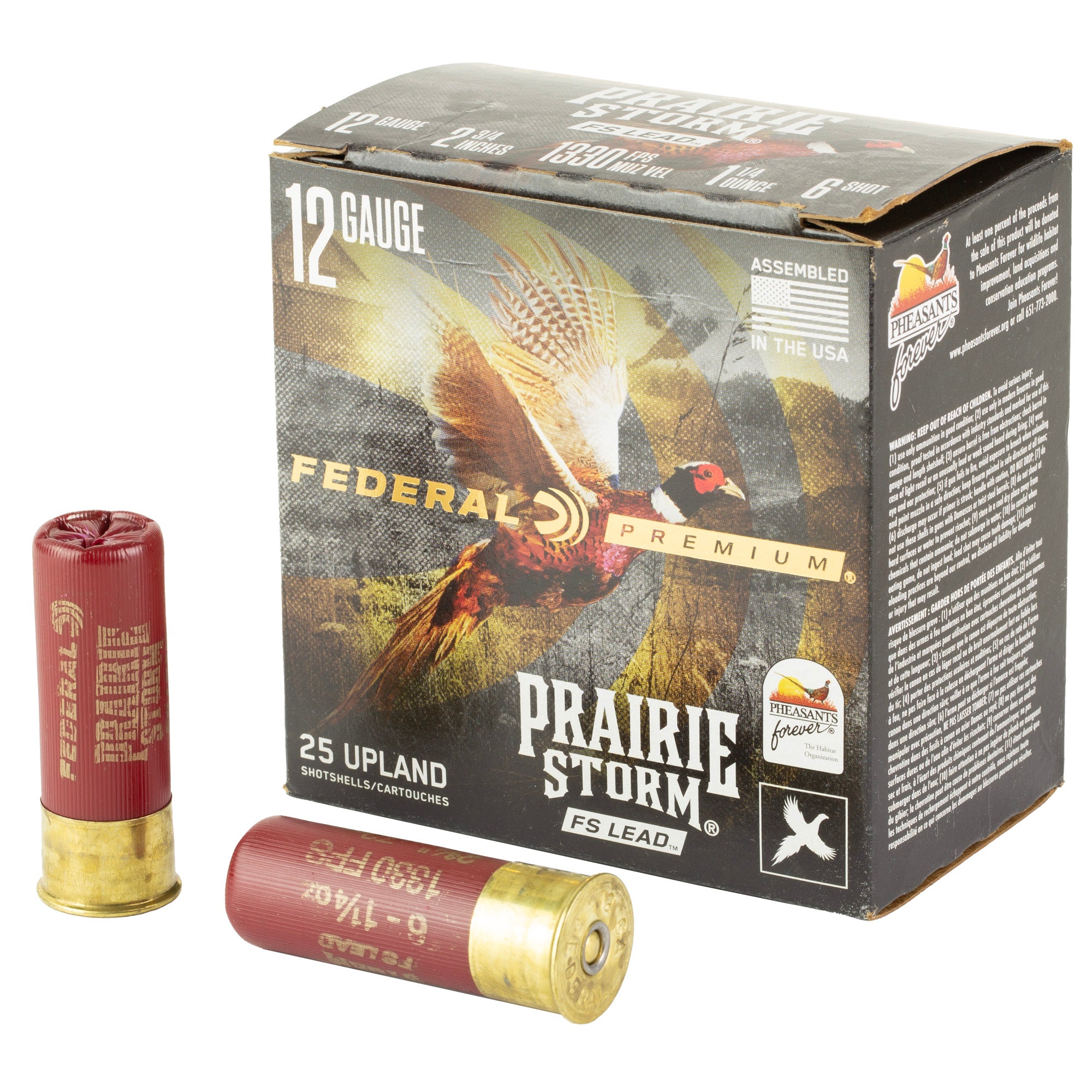 FED PR STRM 12GA 2.75 #6 25/250