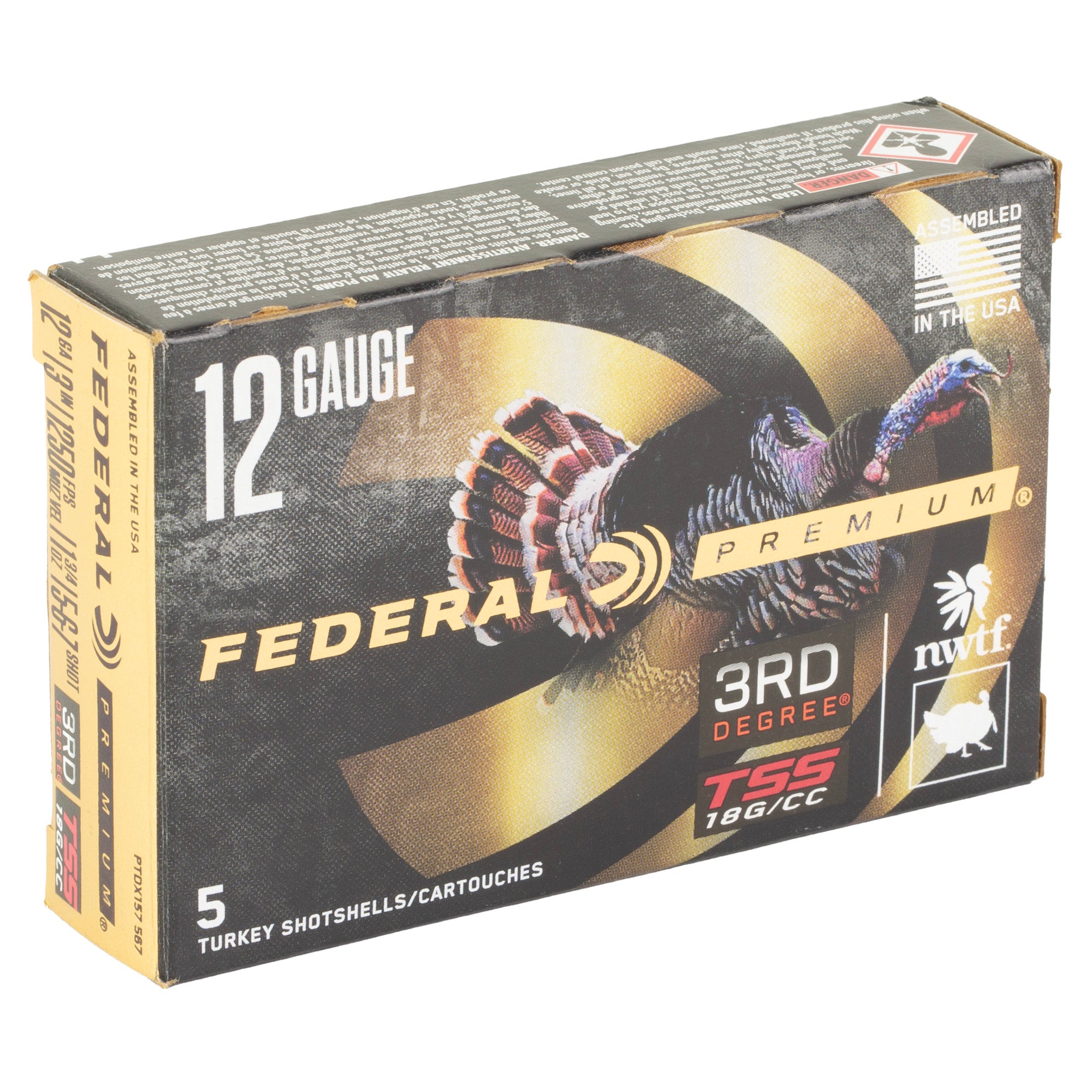 FED 3RD DEGREE 12GA 3 5/6/7 5/50