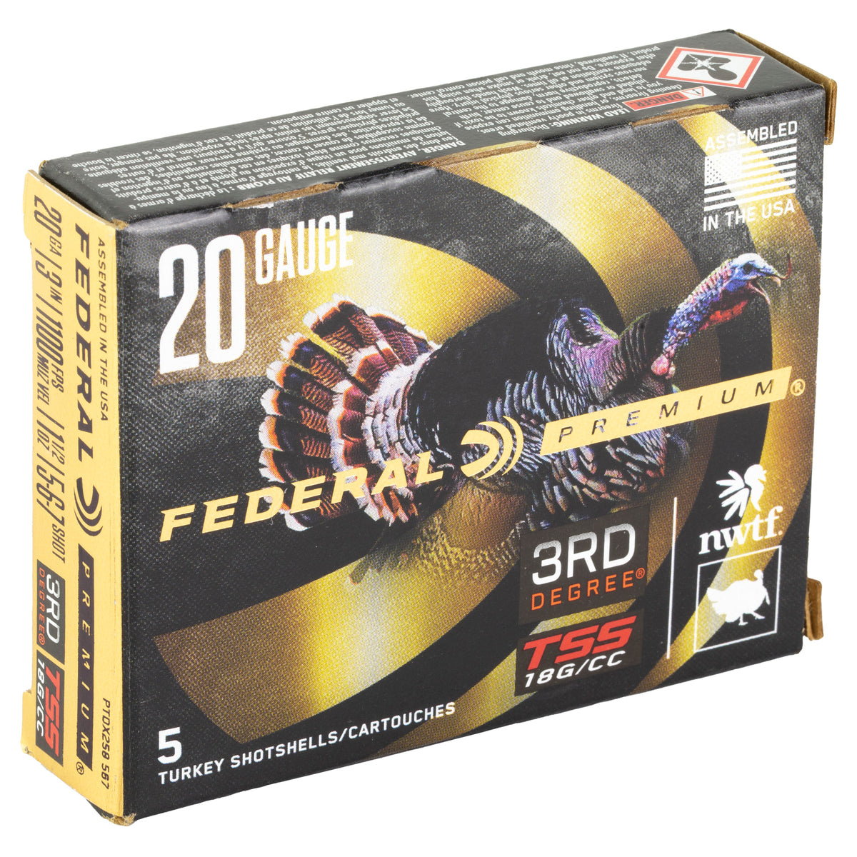 FED 3RD DEGREE 20GA 3 5/6/7 5/50