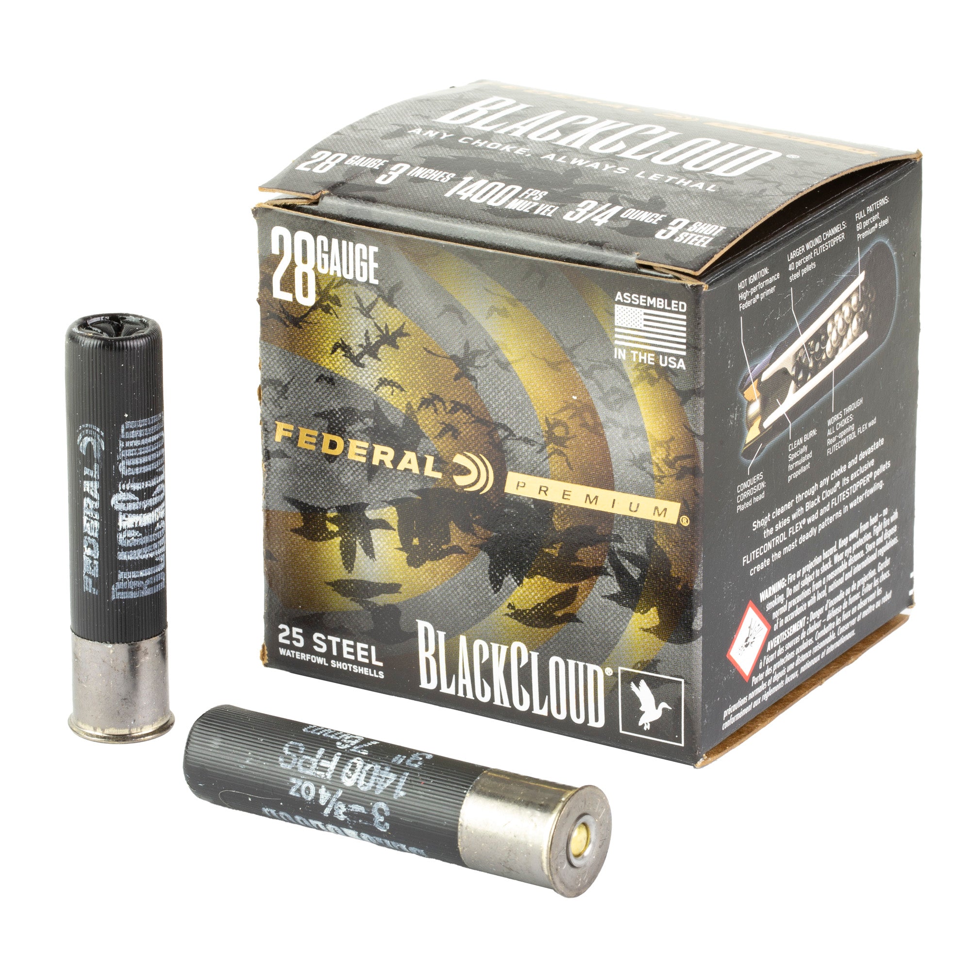 FED BLK CLOUD 28GA 3 #3 25/250