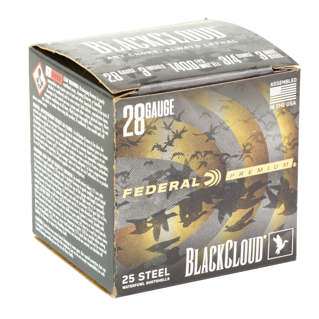 FED BLK CLOUD 28GA 3 #3 25/250