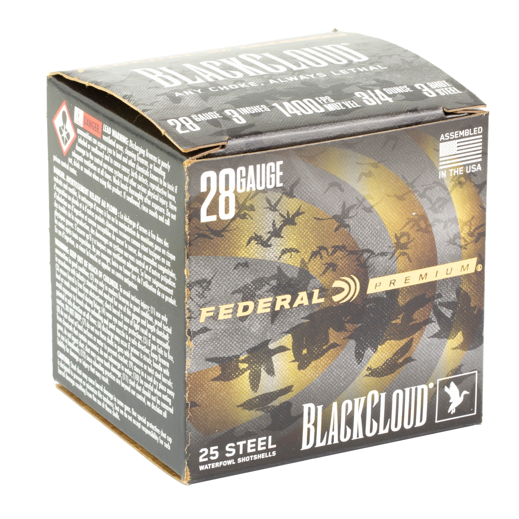 FED BLK CLOUD 28GA 3 #3 25/250