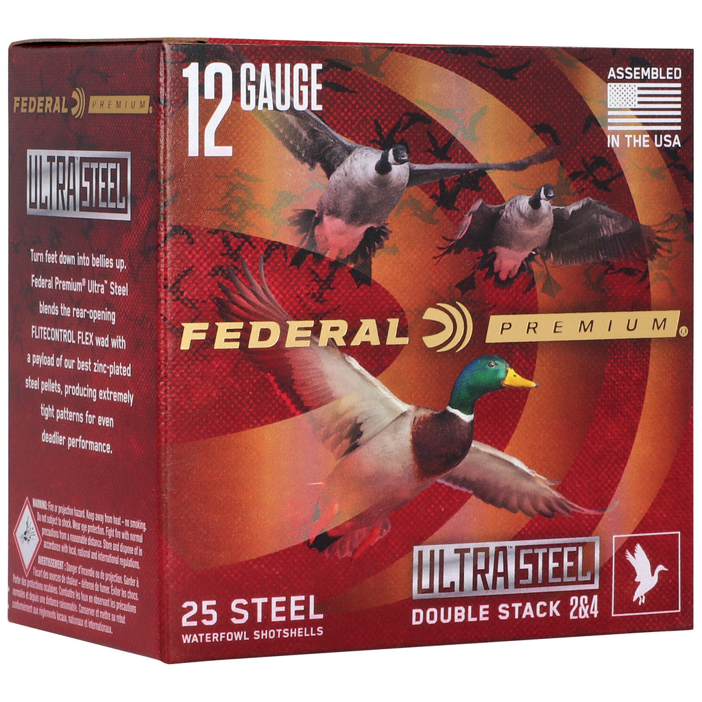 FED ULT STL 12GA 3 1.25OZ #2/#4 25