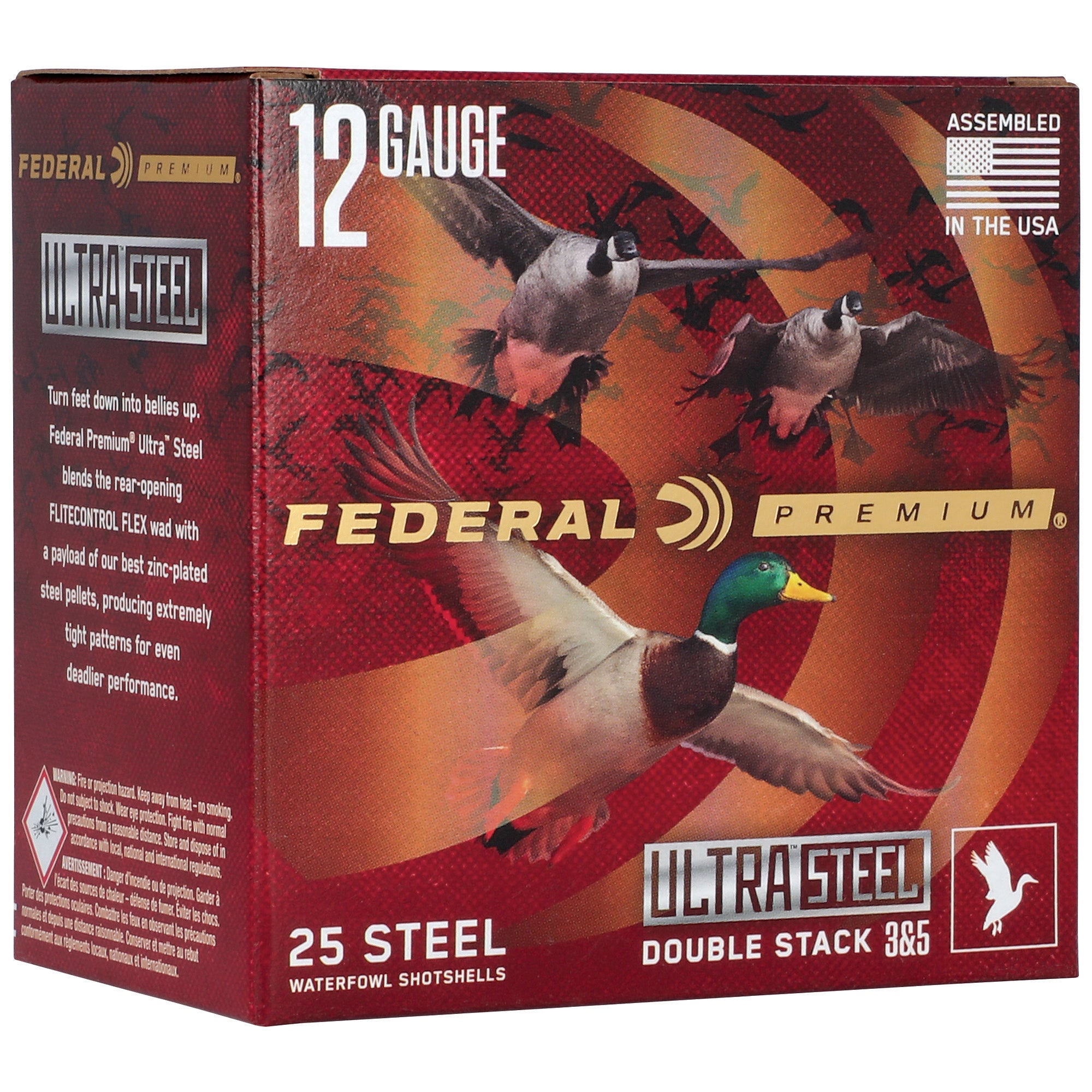 FED ULT STL 12GA 3 1.25OZ #3/#5 25