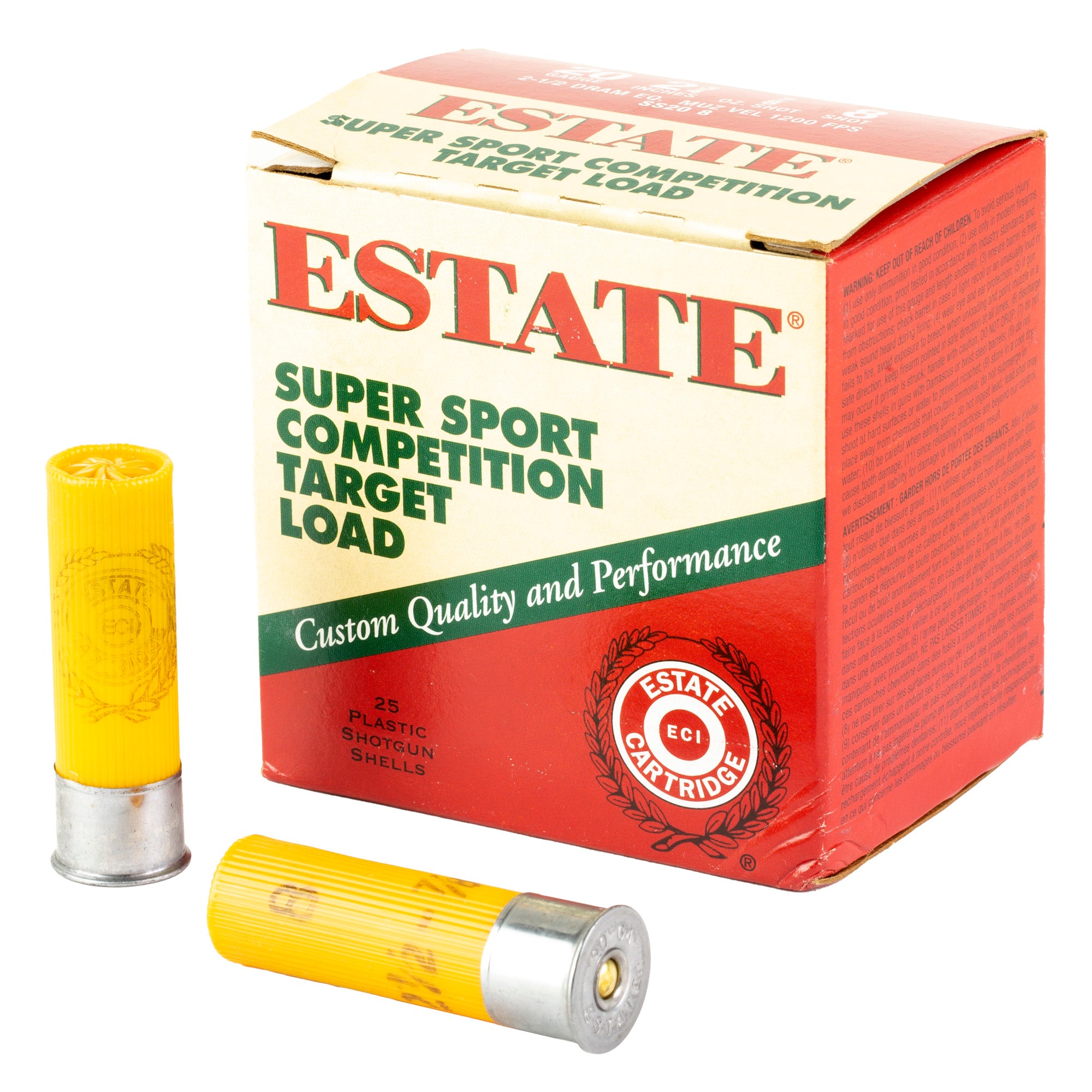 FED ESTATE SS 20GA 2.75 #8 25/250