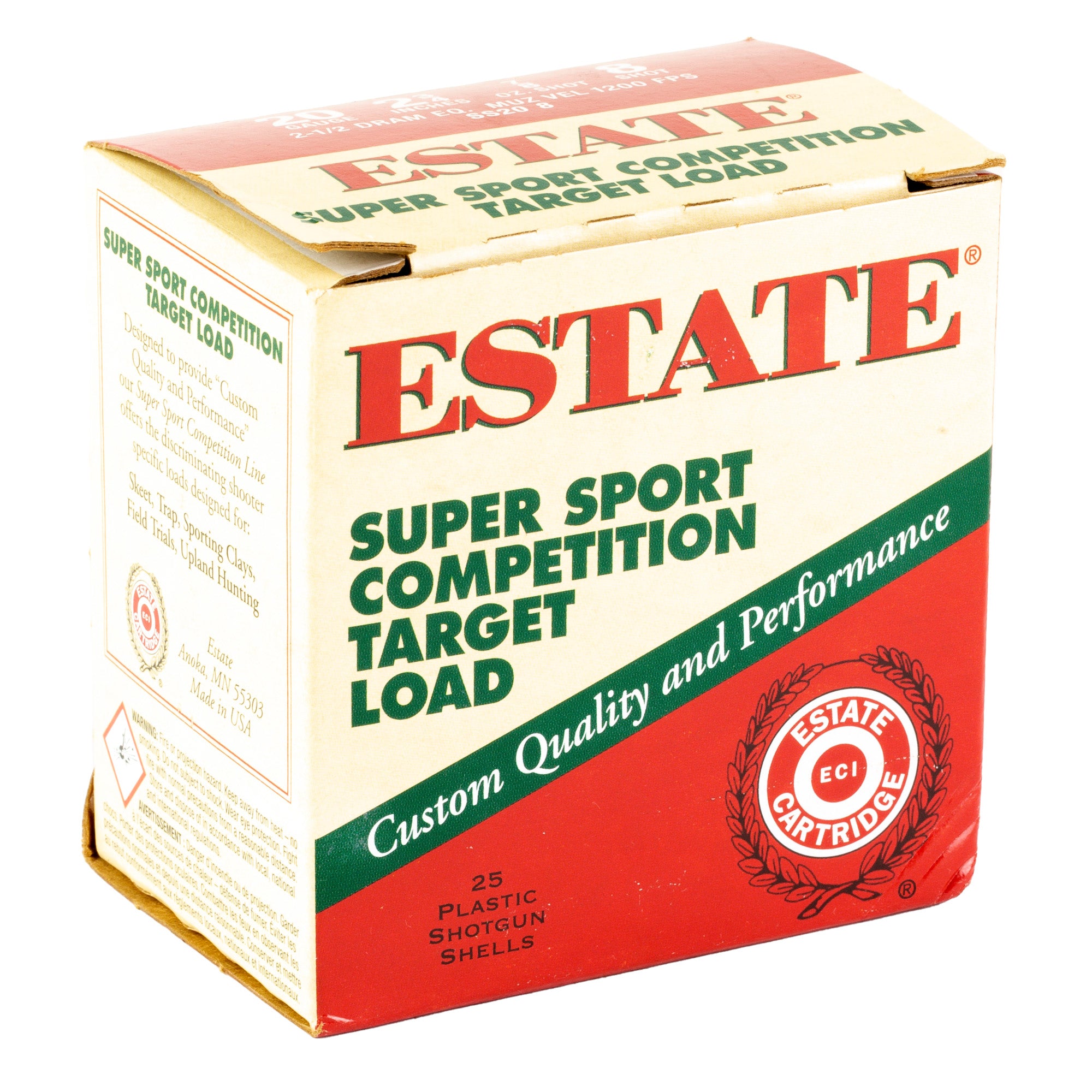 FED ESTATE SS 20GA 2.75 #8 25/250