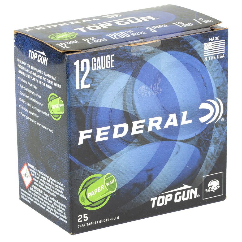 FED TOP GUN 12GA 2.75 #7.5 25/250