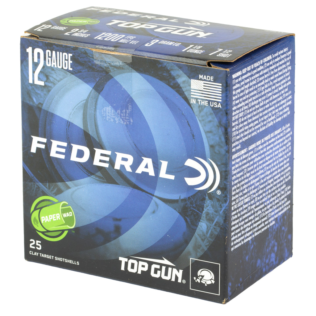 FED TOP GUN 12GA 2.75 #7.5 25/250