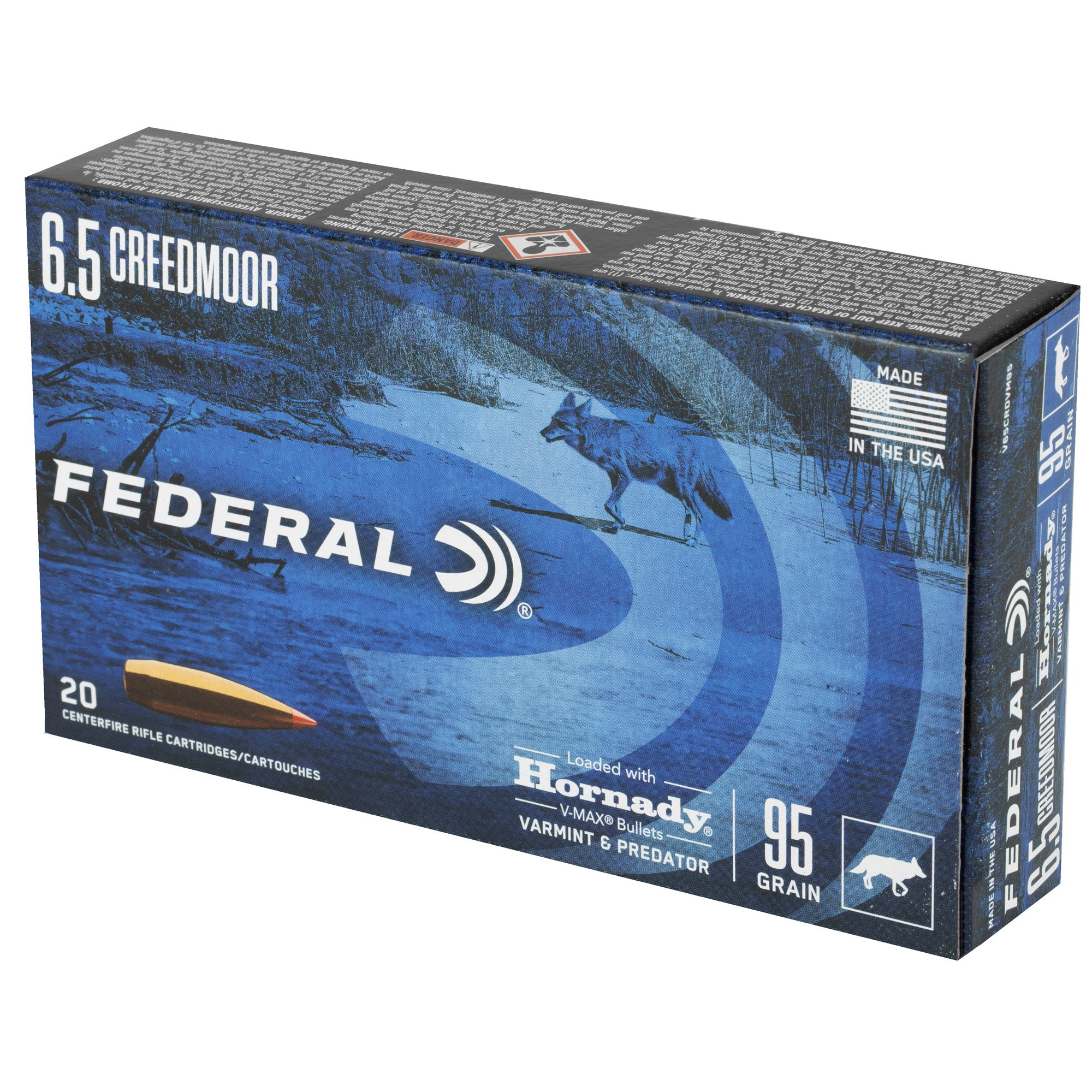 FED V&P 6.5CM 95GR HRNDY VMAX 20/200