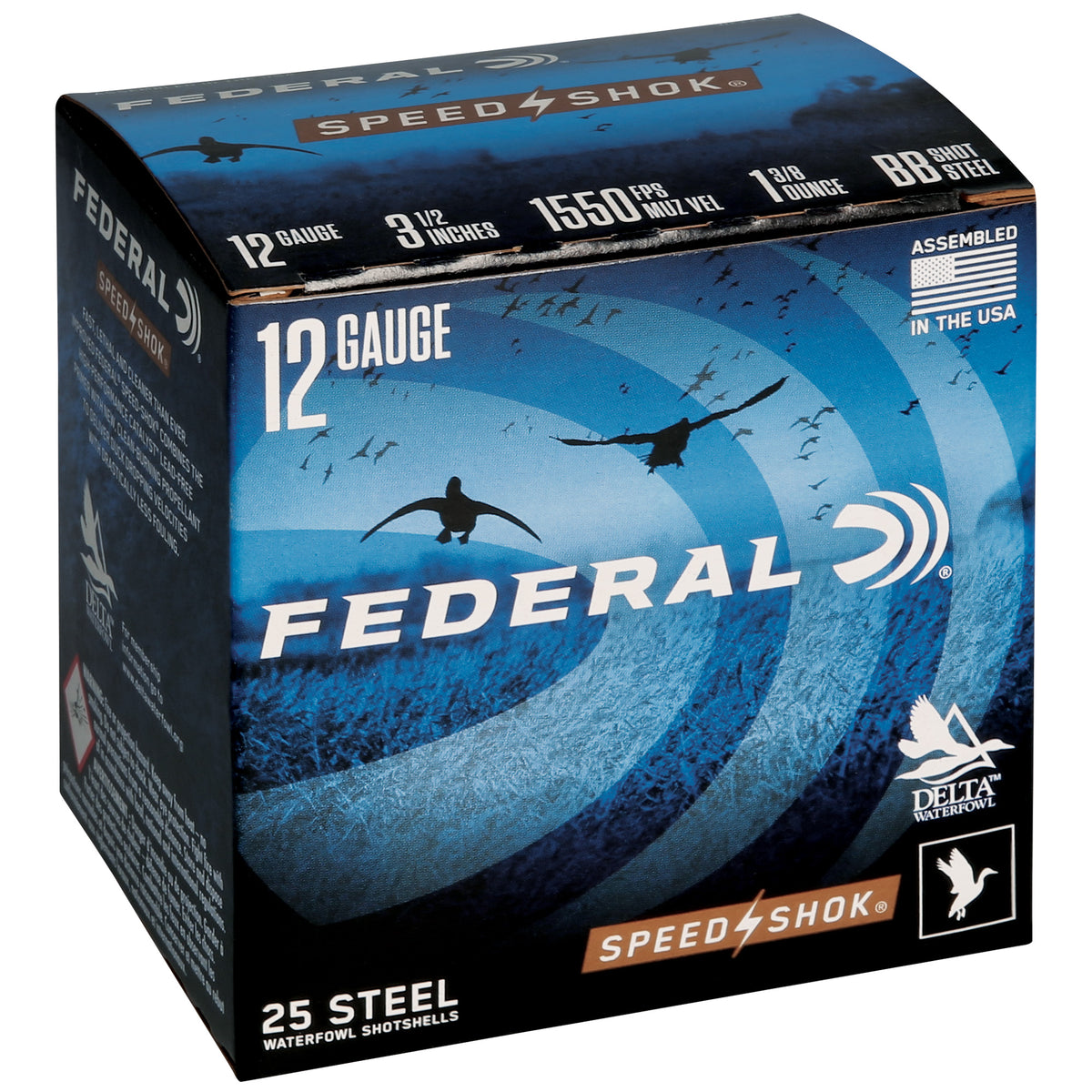 FED SPEED SHOK 12GA 3.5 BB 25/250