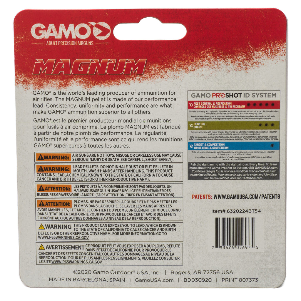 GAMO MAGNUM SPIRE POINT 177CAL 250CT