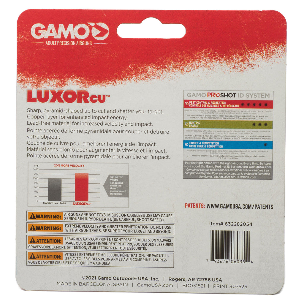 GAMO LUXOR CU PYRAMID 177CAL 150CT