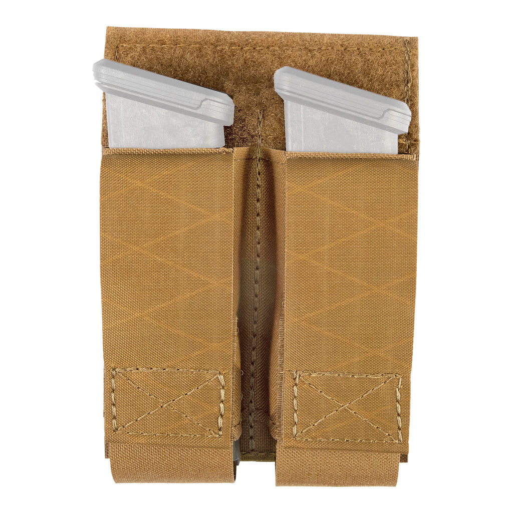 GGG DOUBLE PISTOL MAG POUCH COY