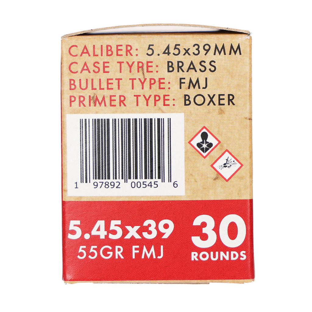 GO 5.45X39MM 55GR FMJ BRASS 30/1350