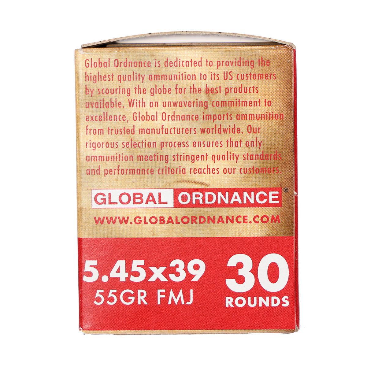 GO 5.45X39MM 55GR FMJ BRASS 30/1350