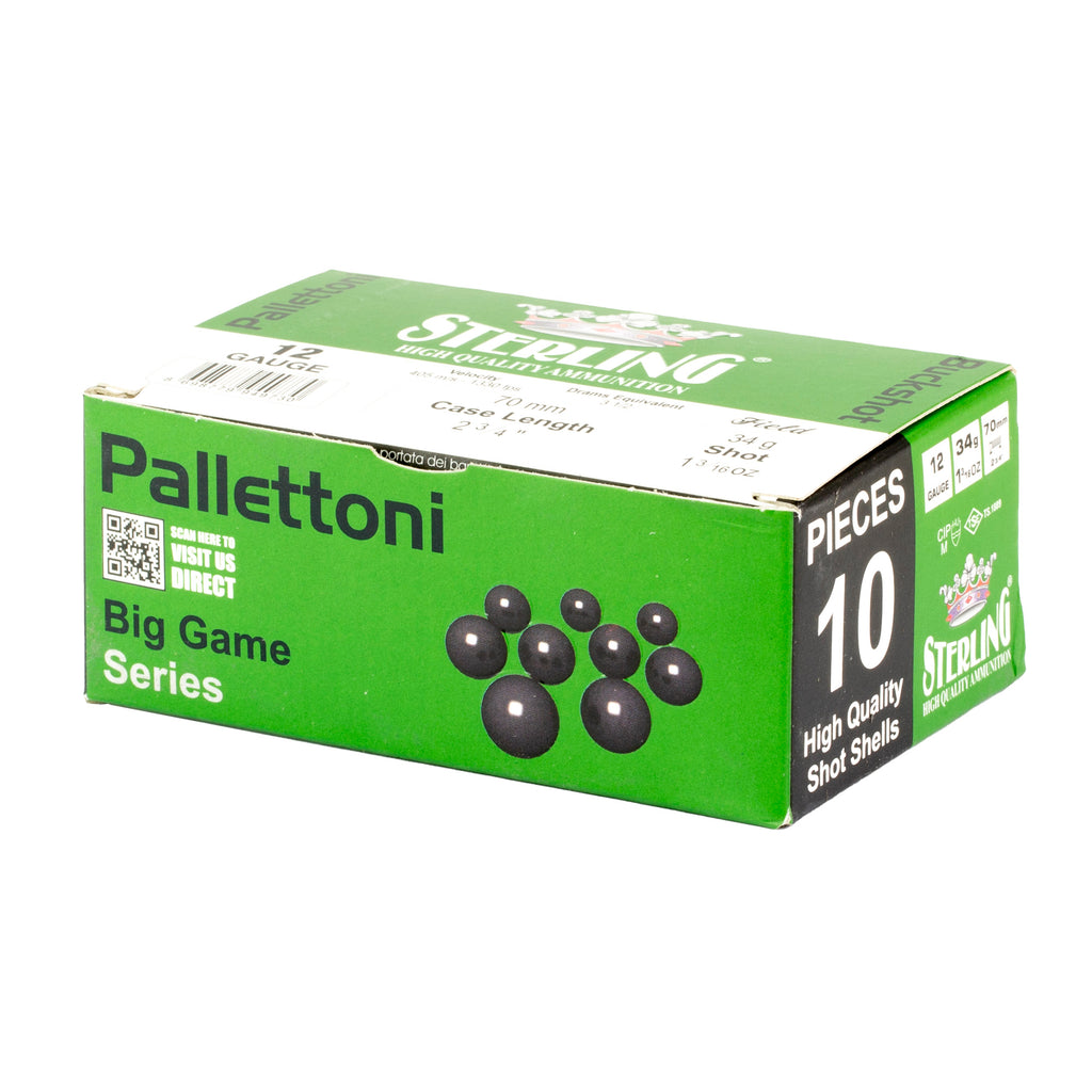 STERLING 12GA 2.75 00BK 9PLT 10/200