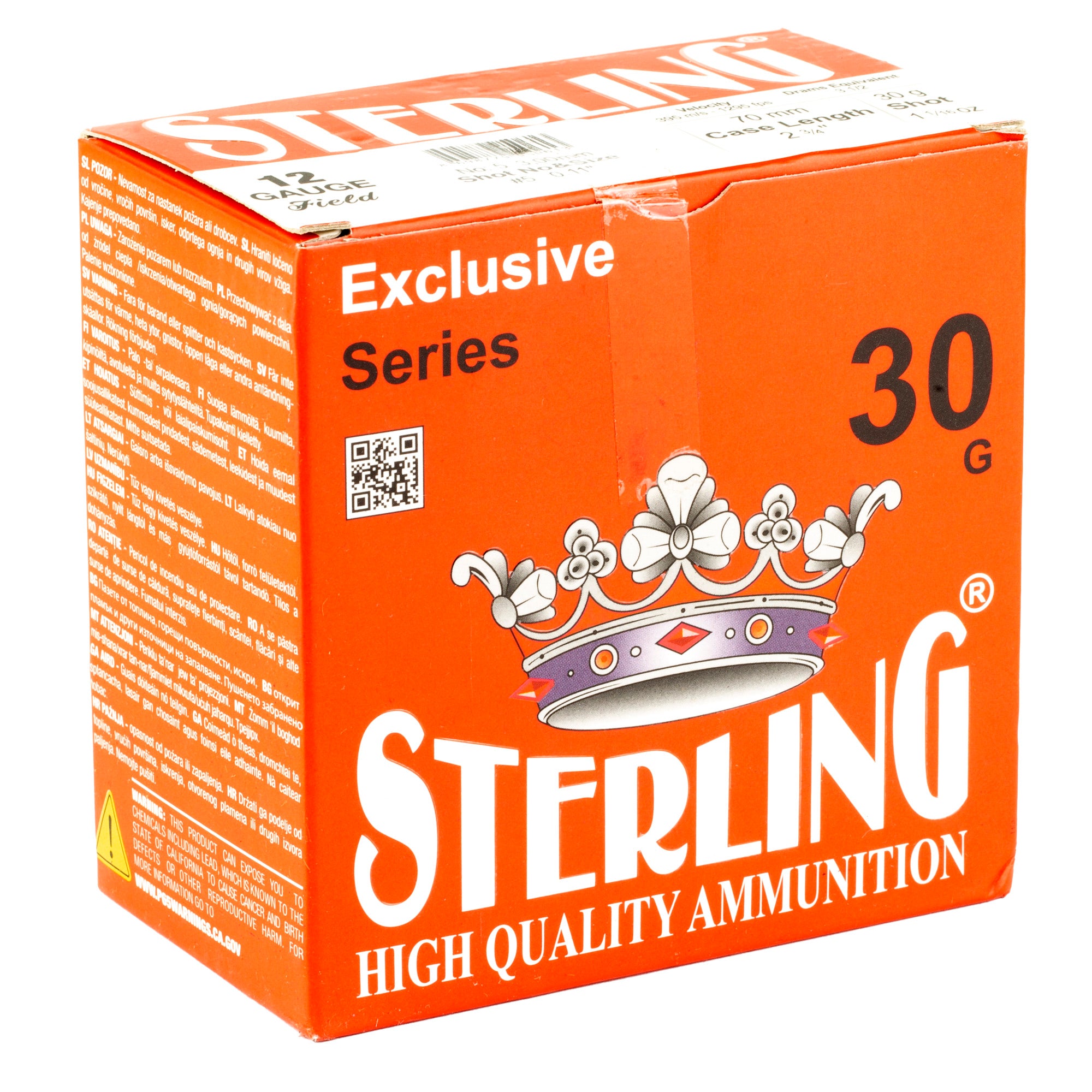 STERLING EXCLSV 12GA 2.75 #5 25/250