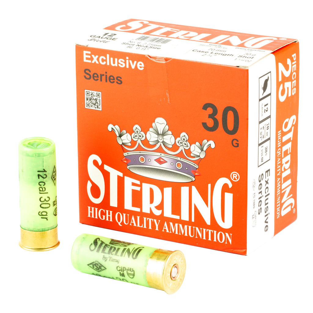 STERLING EXCLSV 12GA 2.75 #6 25/250