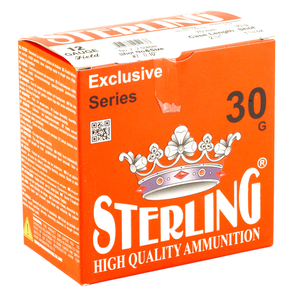 STERLING EXCLSV 12GA 2.75 #7 25/250