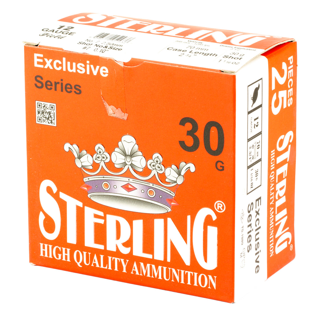 STERLING EXCLSV 12GA 2.75 #7 25/250