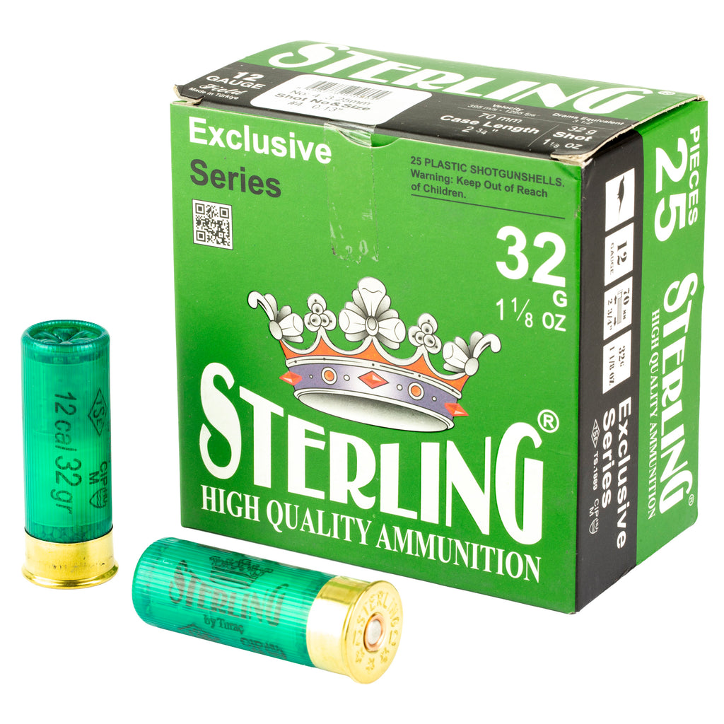 STERLING EXCLSV 12GA 2.75 #4 25/250