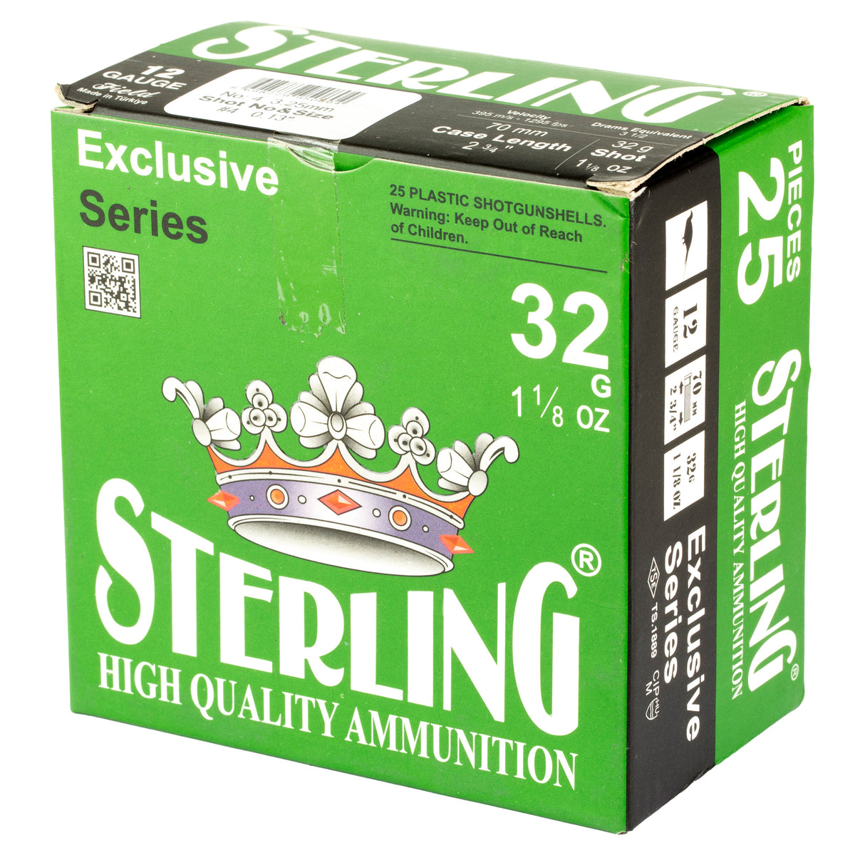 STERLING EXCLSV 12GA 2.75 #4 25/250