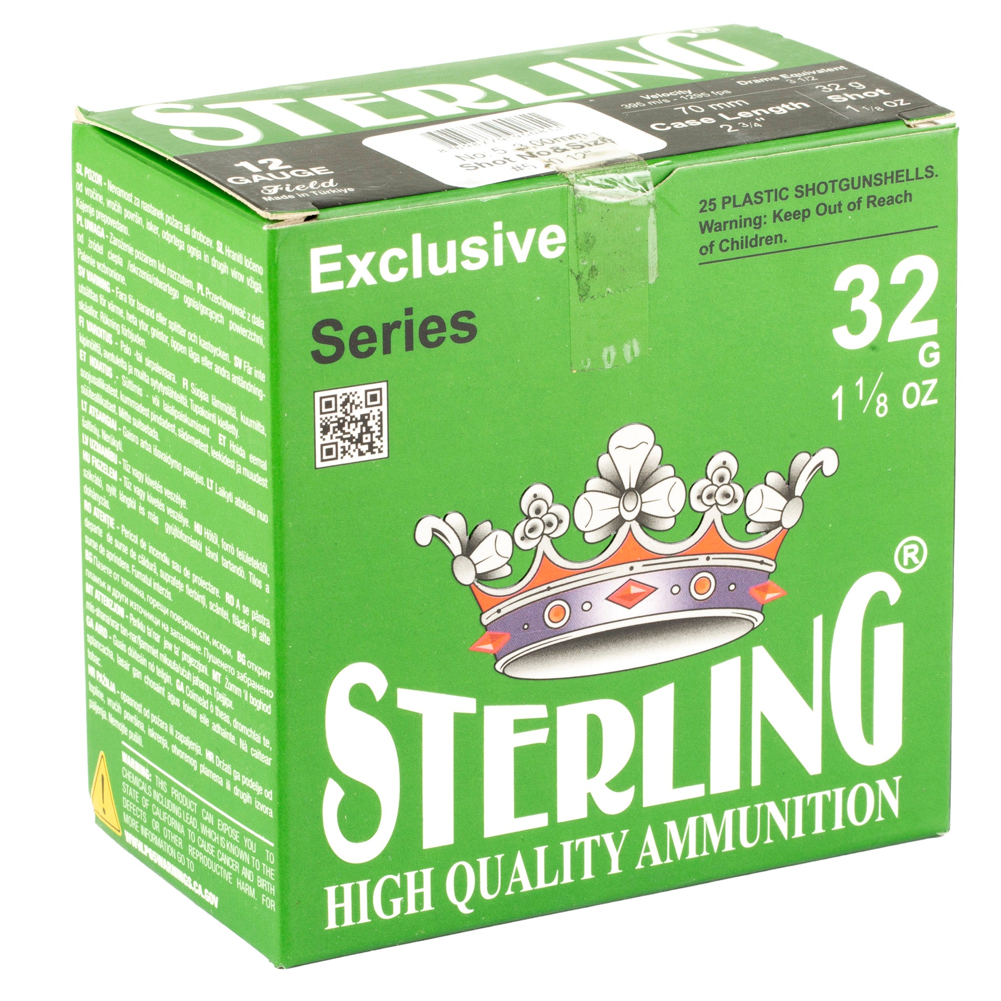 STERLING EXCLSV 12GA 2.75 #5 25/250