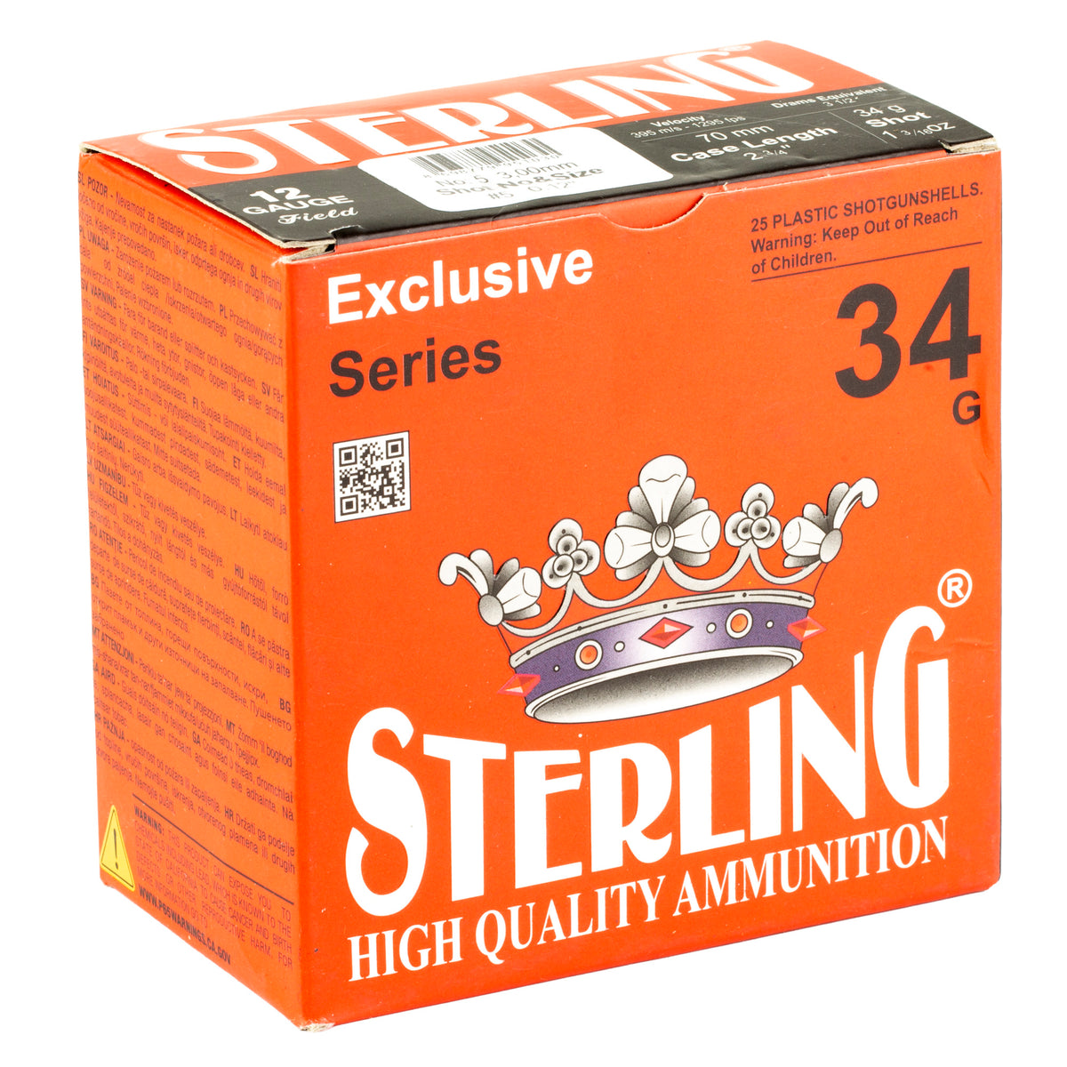 STERLING EXCLSV 12GA 2.75 #5 25/250