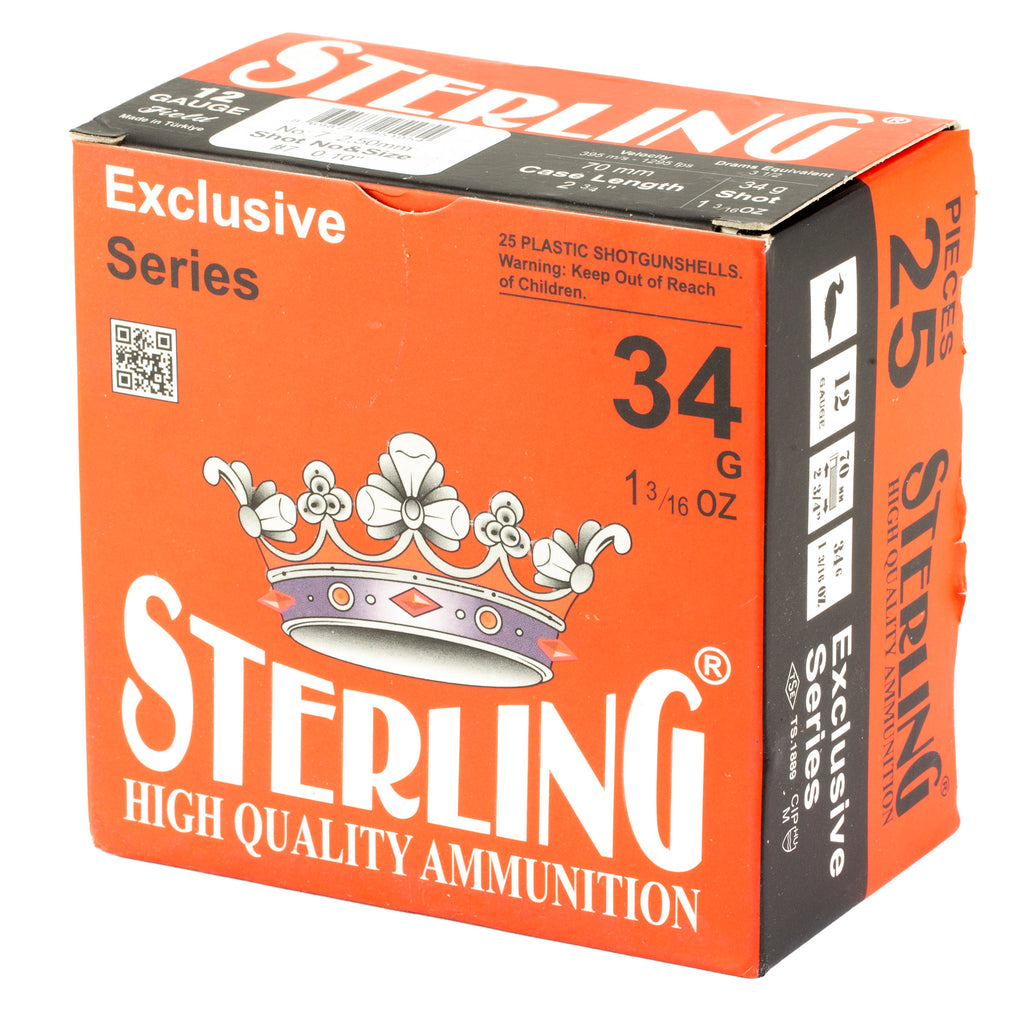 STERLING EXCLSV 12GA 2.75 #7 25/250
