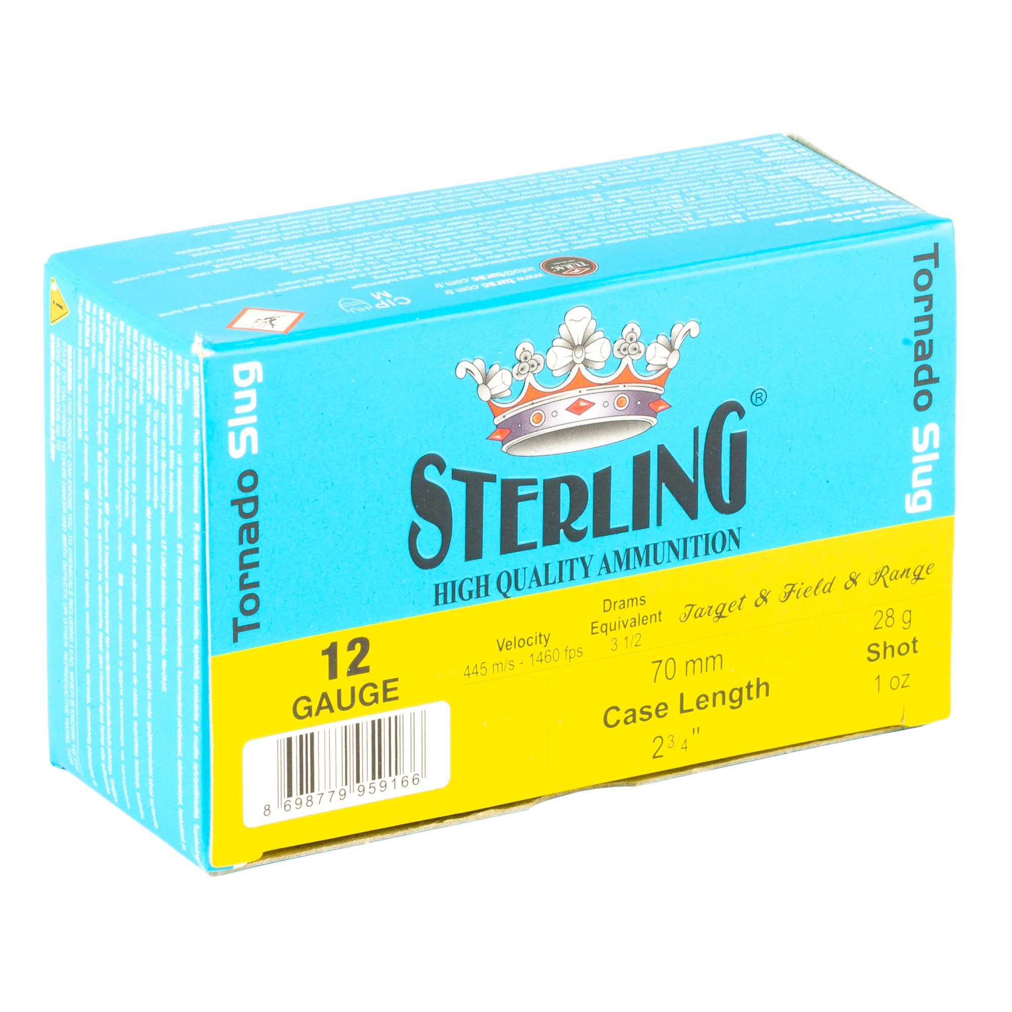 STERLING BG 12GA 2.75 SLUG 10/200