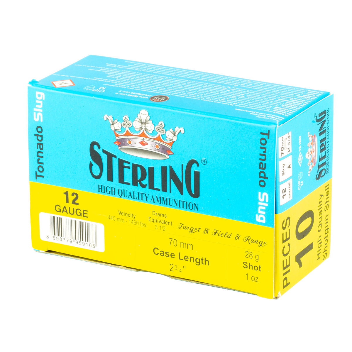STERLING BG 12GA 2.75 SLUG 10/200