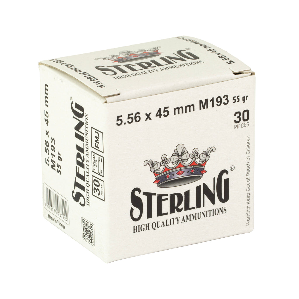STERLING 5.56 M193 55GR FMJ 30/1500