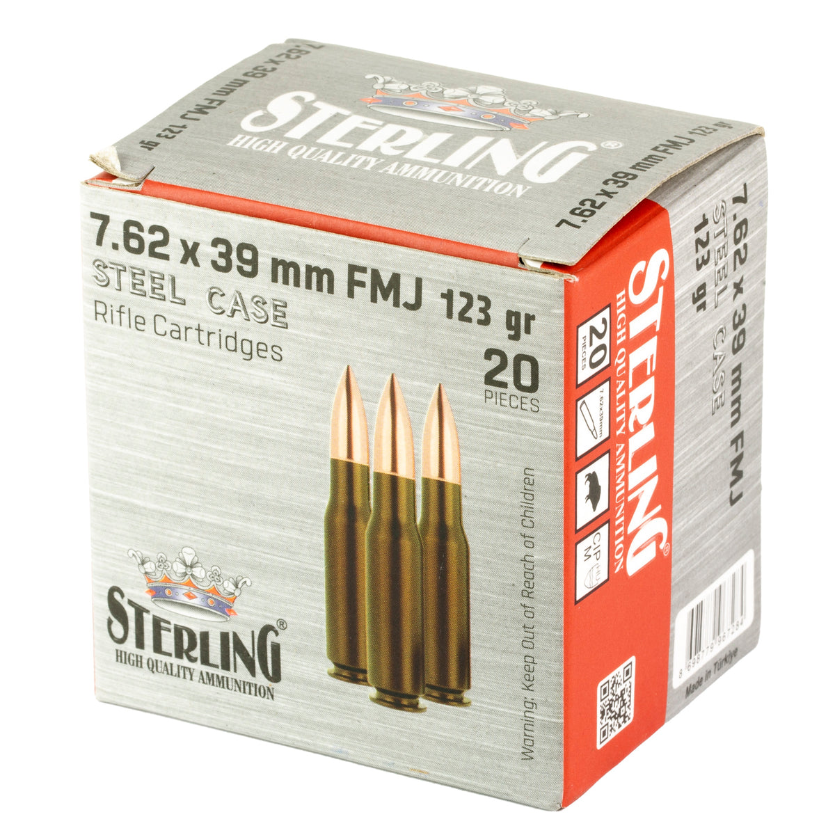 STERLING SC 762X39 123GR FMJ 20/1000