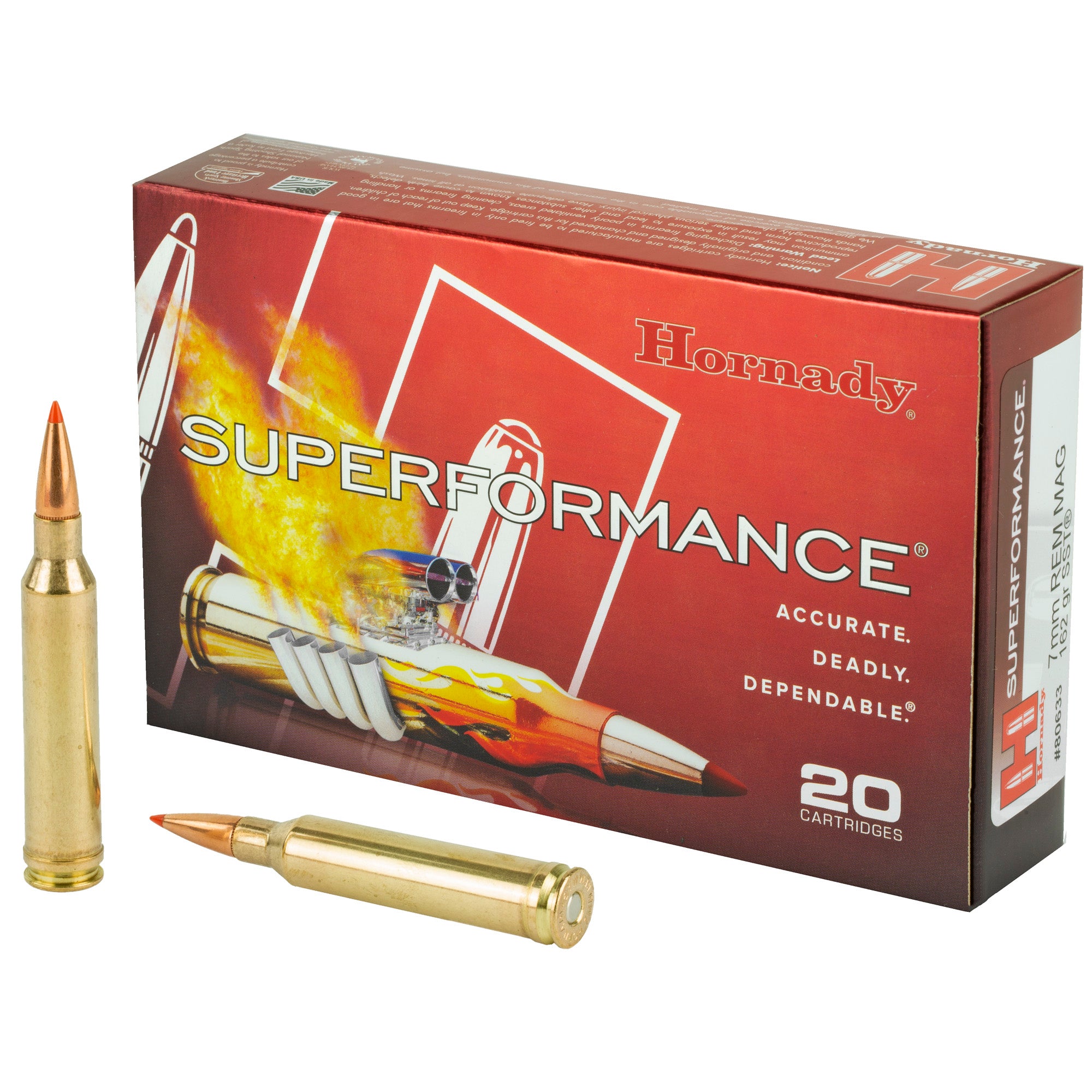 HRNDY SF 7MM MAG 162GR SST 20/200