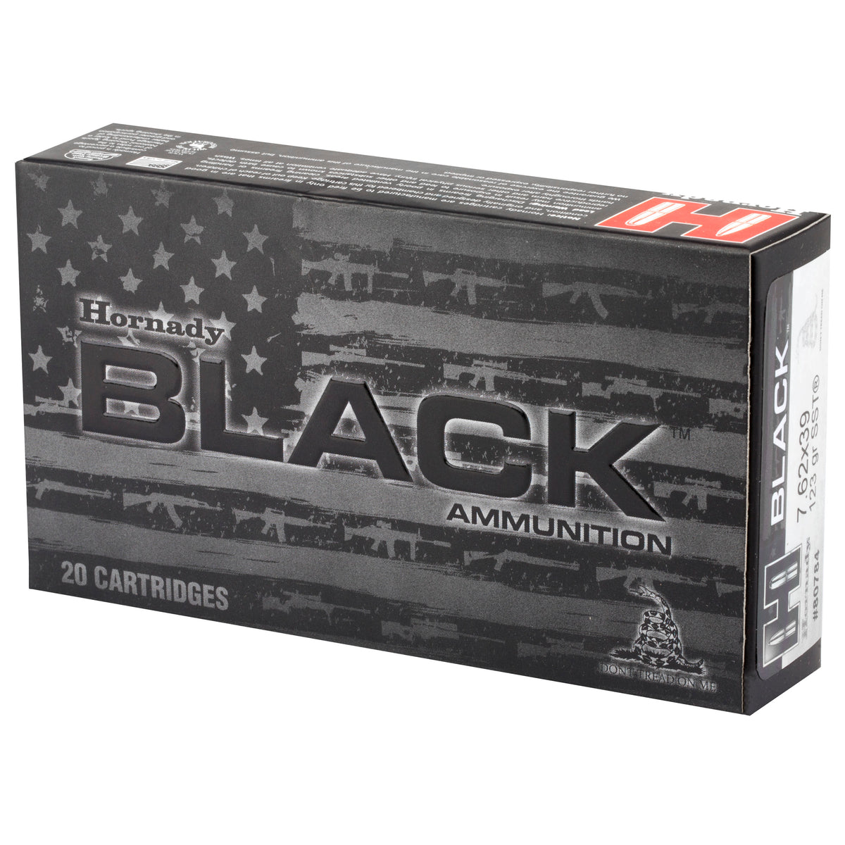HRNDY BLACK 7.62X39 123GR SST 20/200