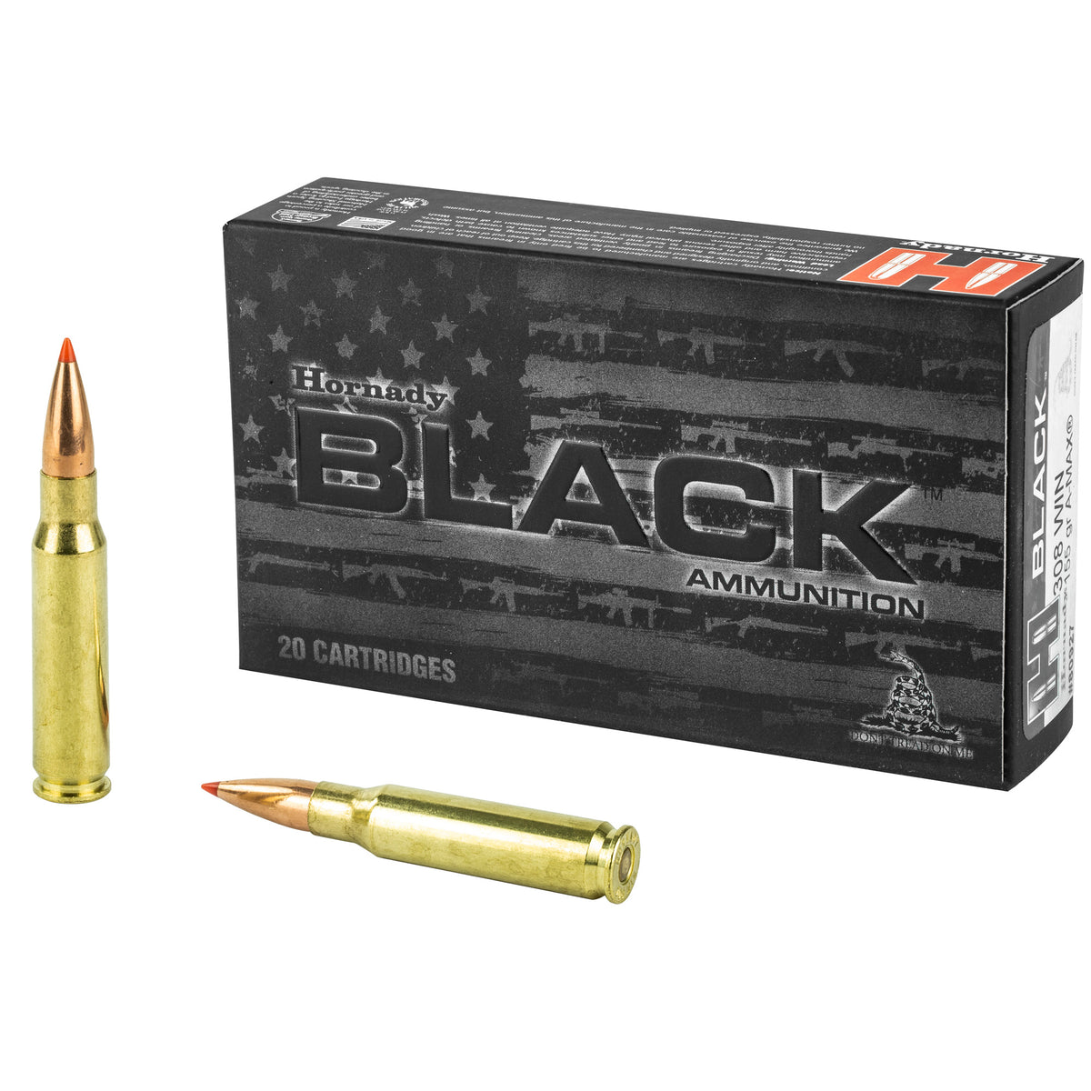 HRNDY BLACK 308WIN 155GR ELDM 20/200