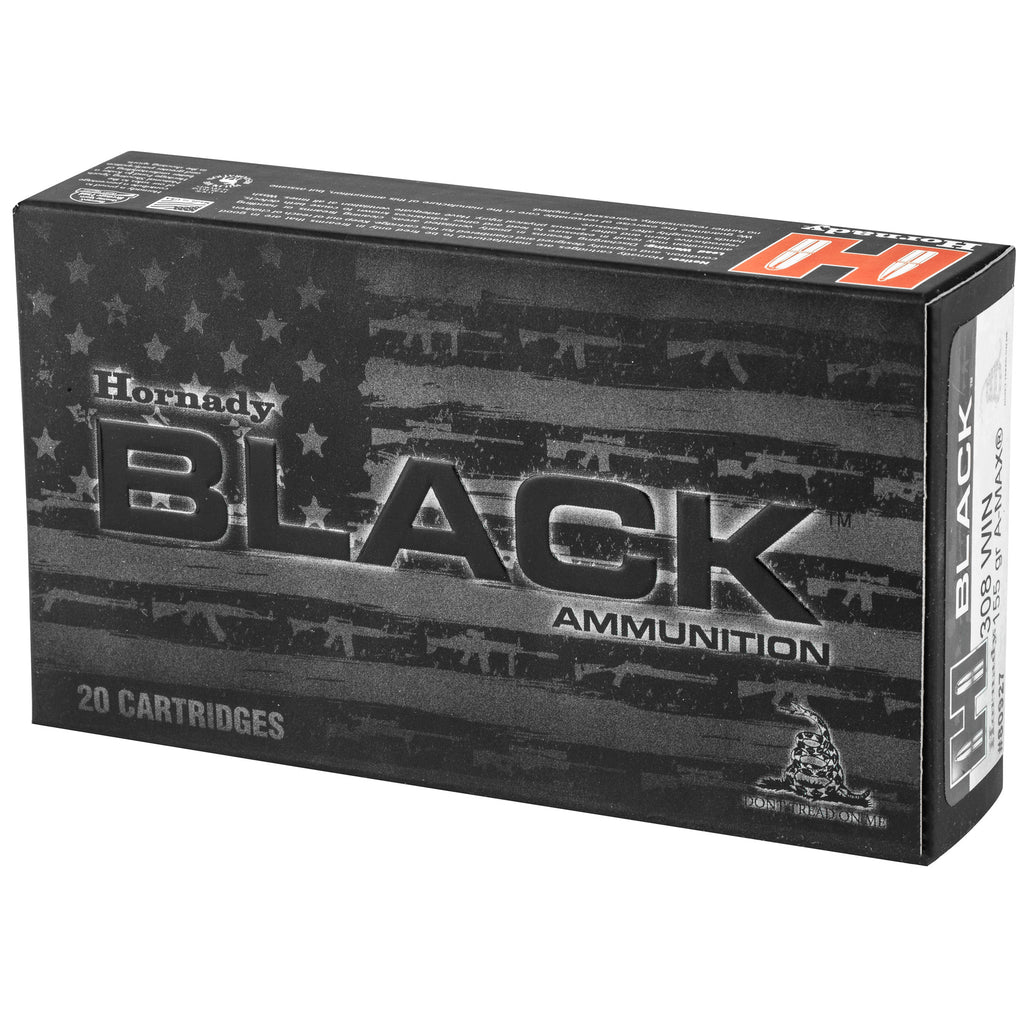 HRNDY BLACK 308WIN 155GR ELDM 20/200