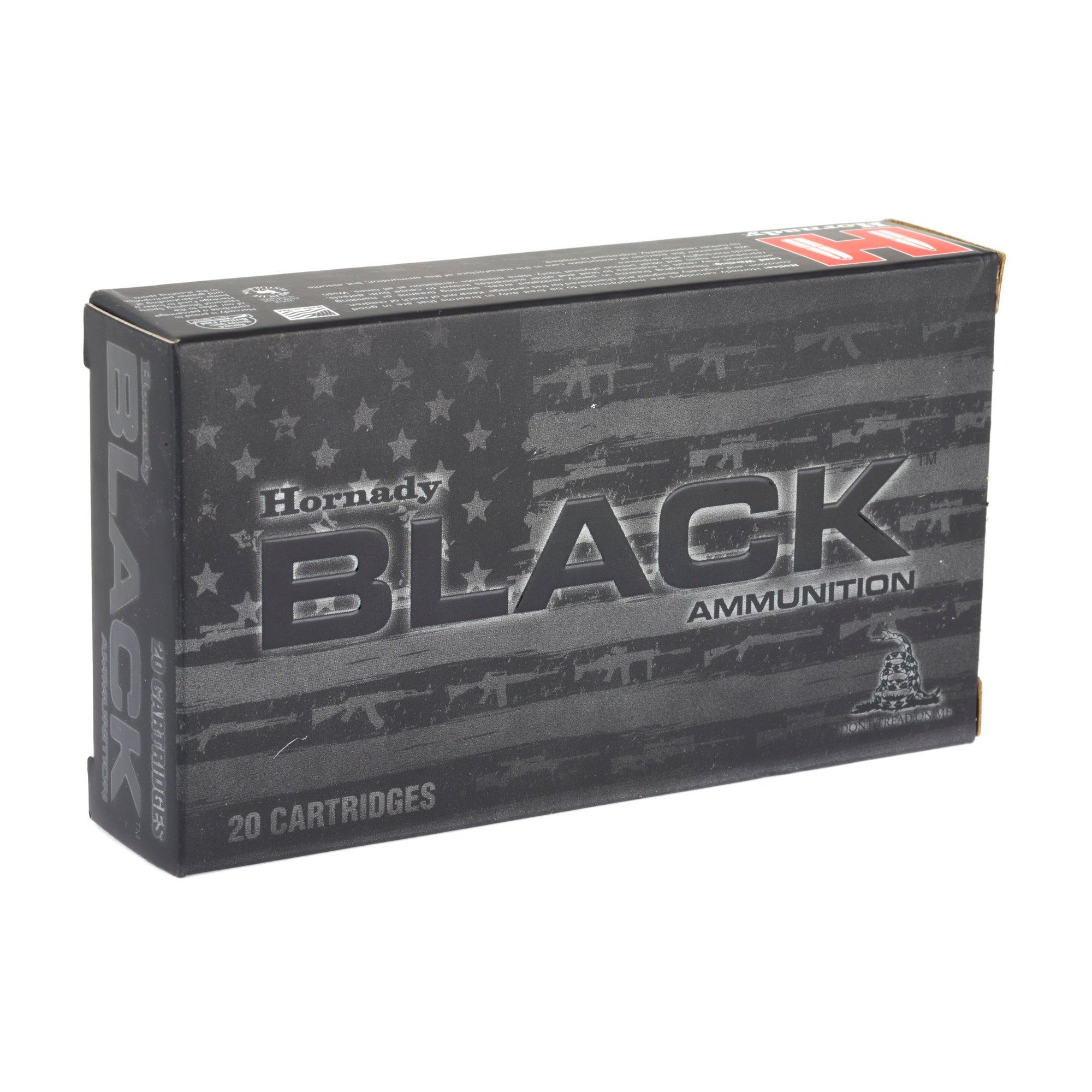HRNDY BLACK 308WIN 168GR ELDM 20/200