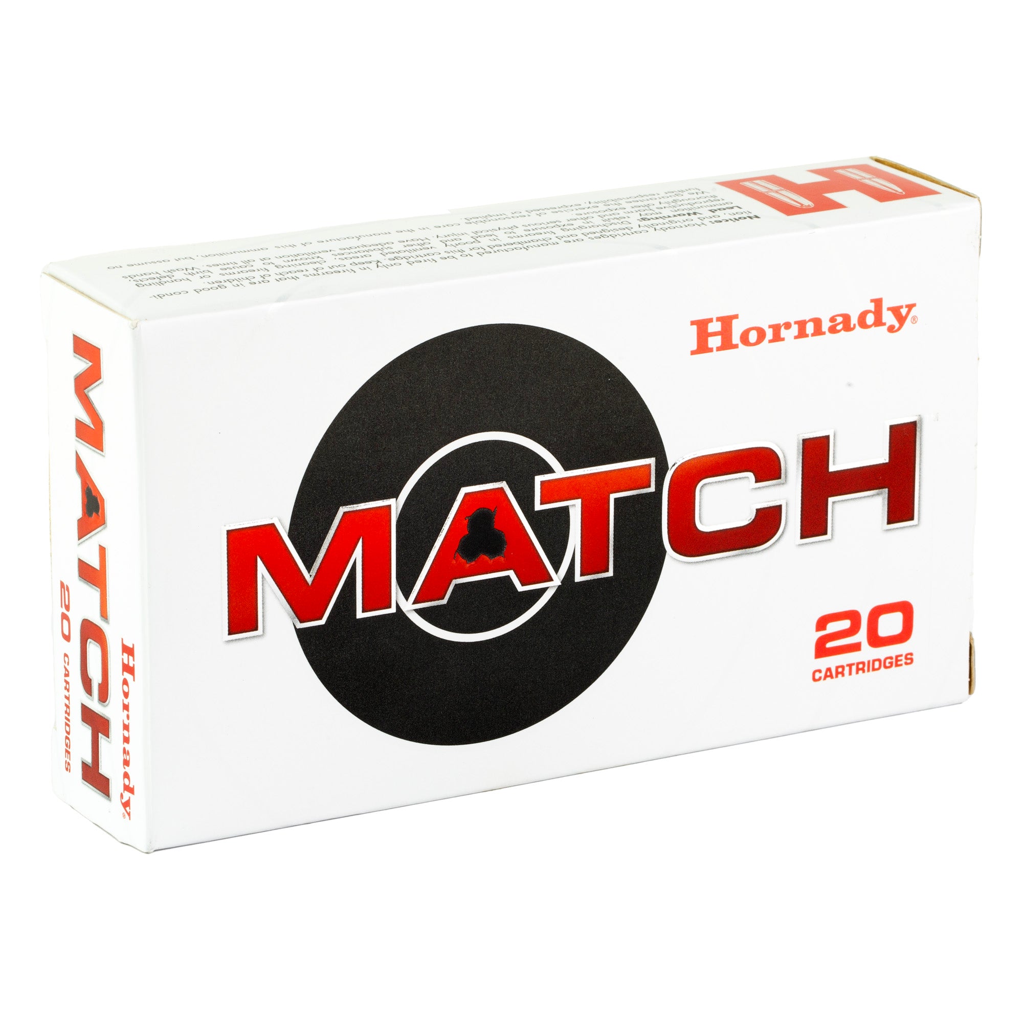 HRNDY 308WIN 168GR BTHP MTCH 20/200