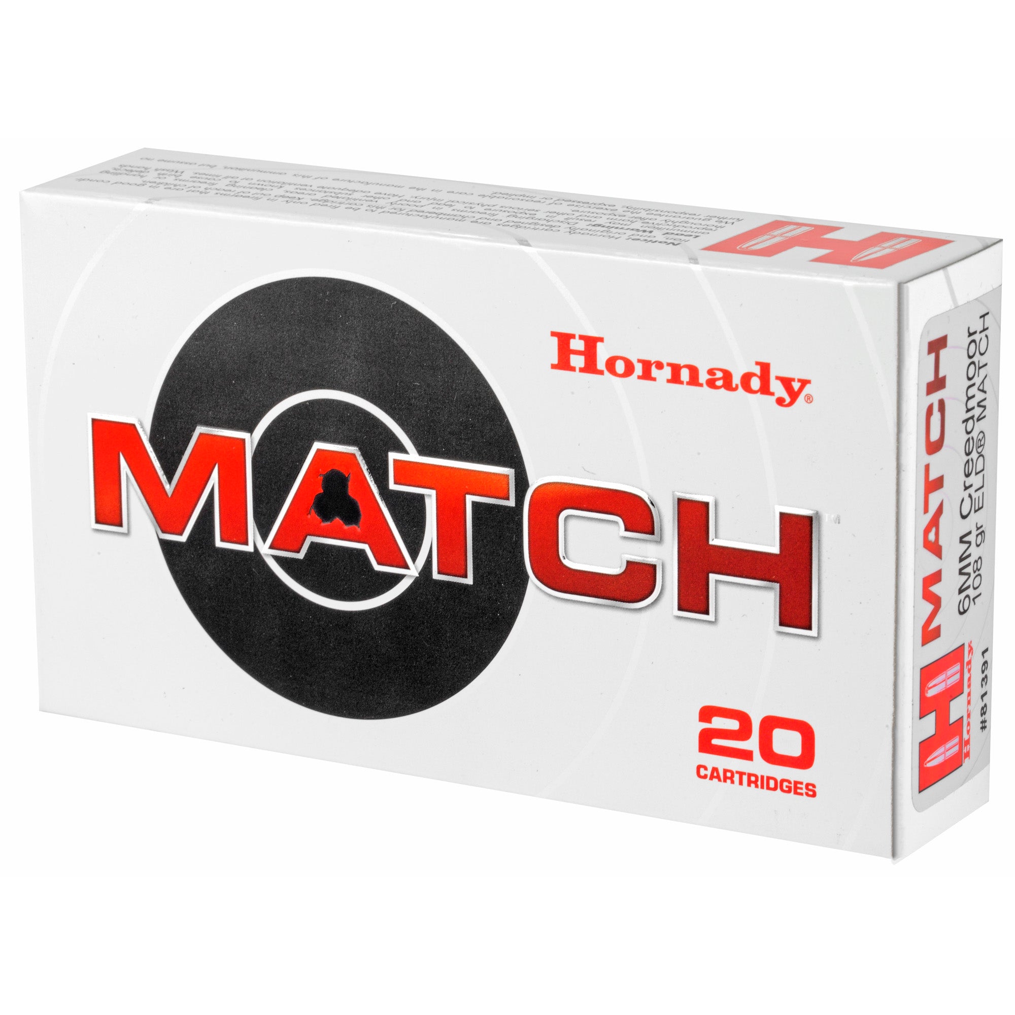 HRNDY 6MM CM 108GR ELD-M 20/200