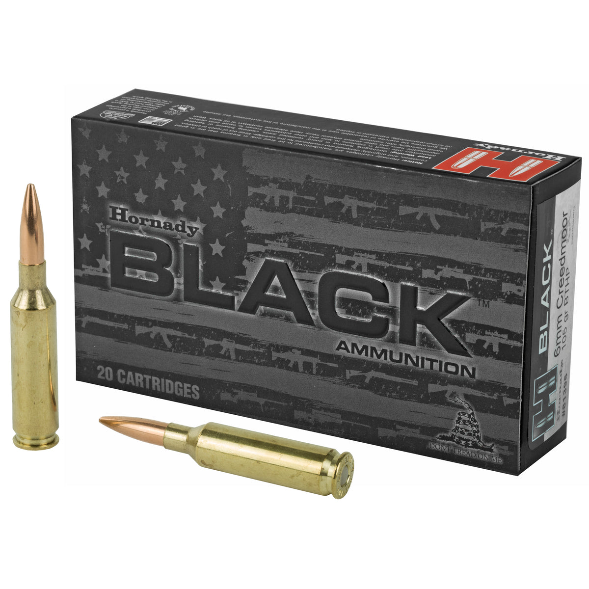 HRNDY 6MM CM 105GR BTHP BLK 20/200