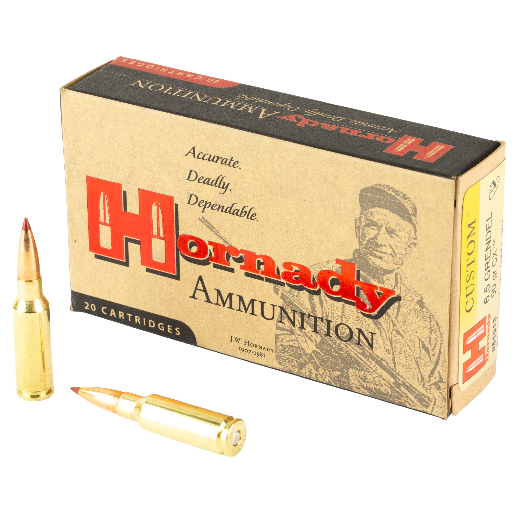HRNDY 6.5 GRENDEL 90 GR CX 20/200