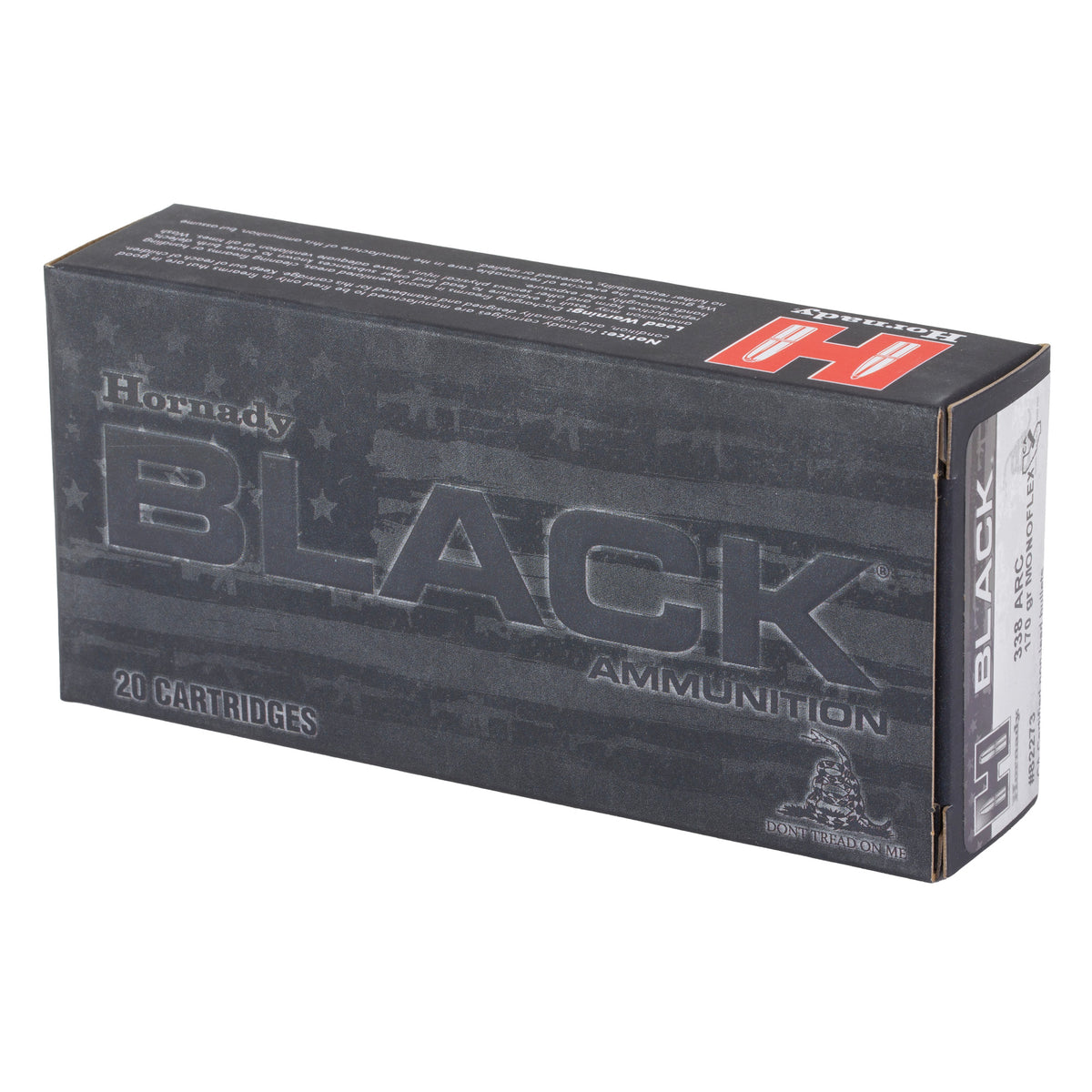 HRNDY BLACK 338ARC 170GR MFX 20/200