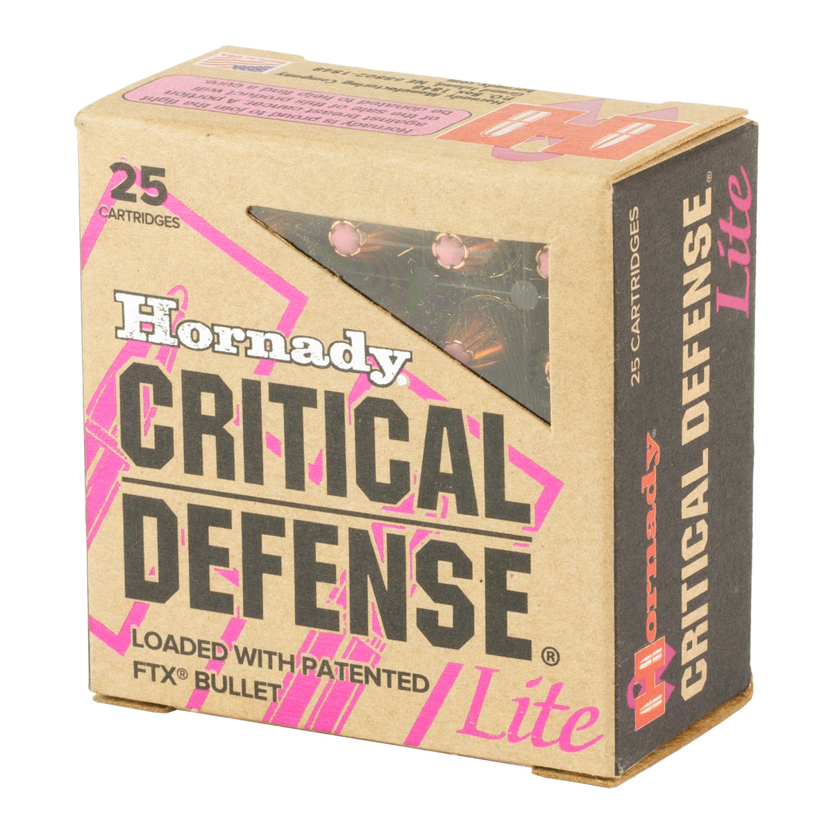 HRNDY CD 9MM 100GR FTX LITE 25/250